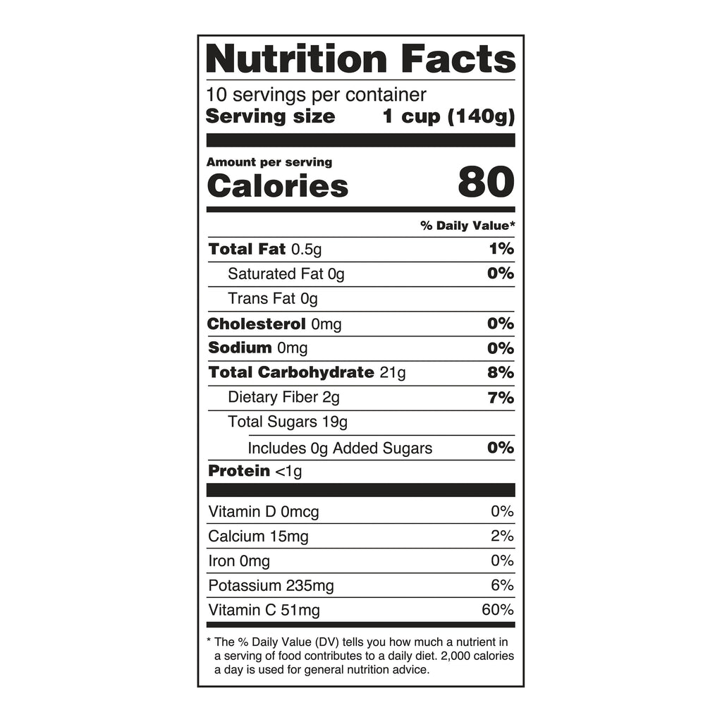 Great Value Mango Chunks Frozen 48 Oz