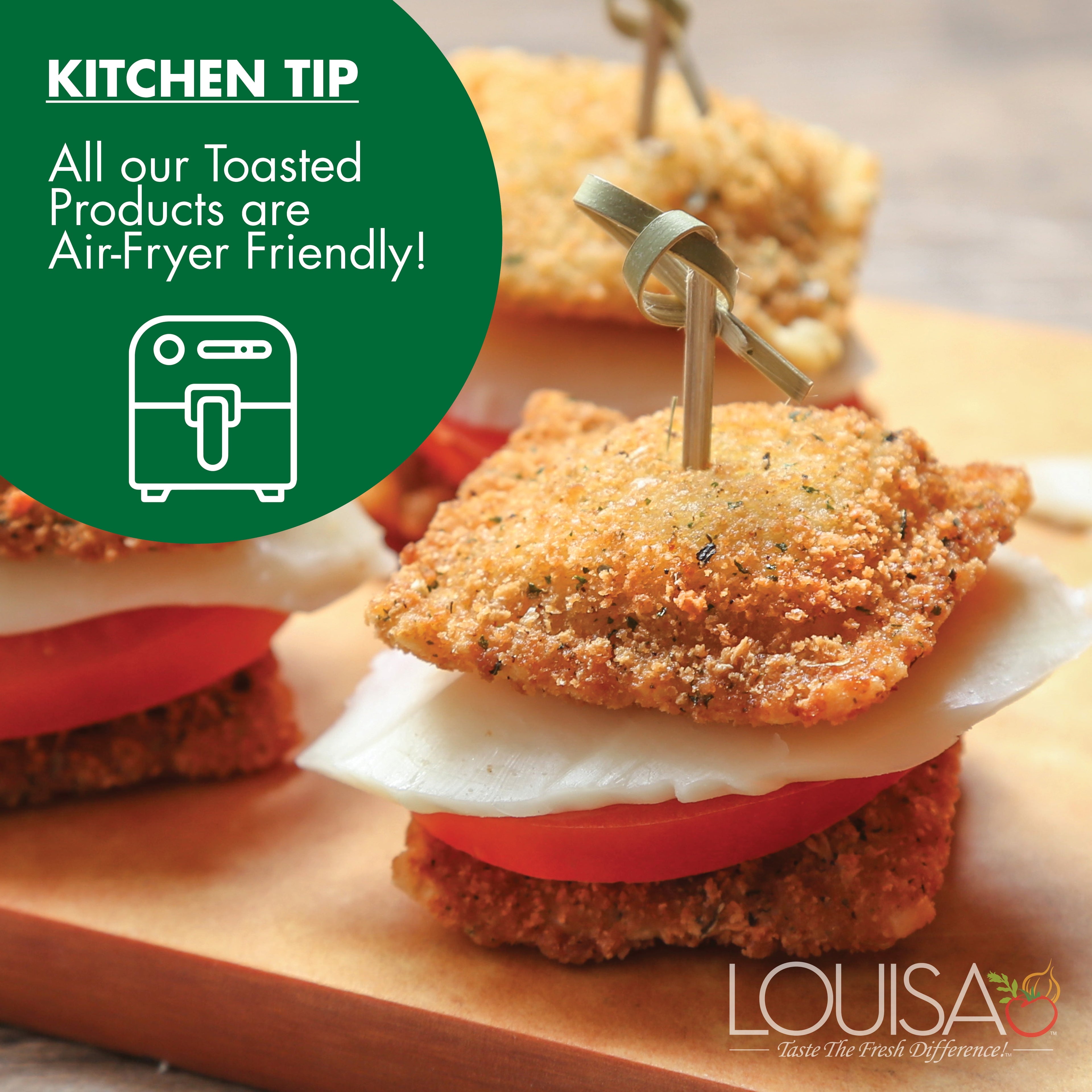 Louisa Original Beef Toasted Ravioli Frozen 16 Oz Box 24 Count