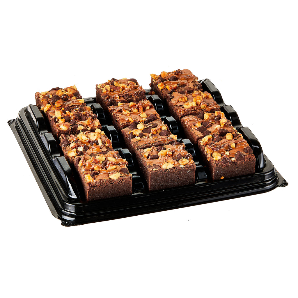 Bite Sized Turtle Chocolate Brownies 13.3 Oz 12 Count Marketside