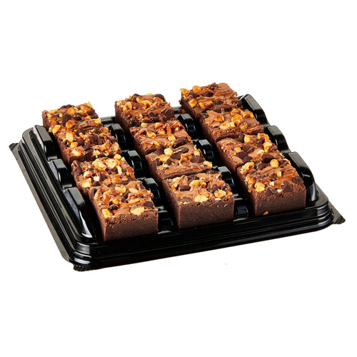Bite Sized Turtle Chocolate Brownies 13.3 Oz 12 Count Marketside