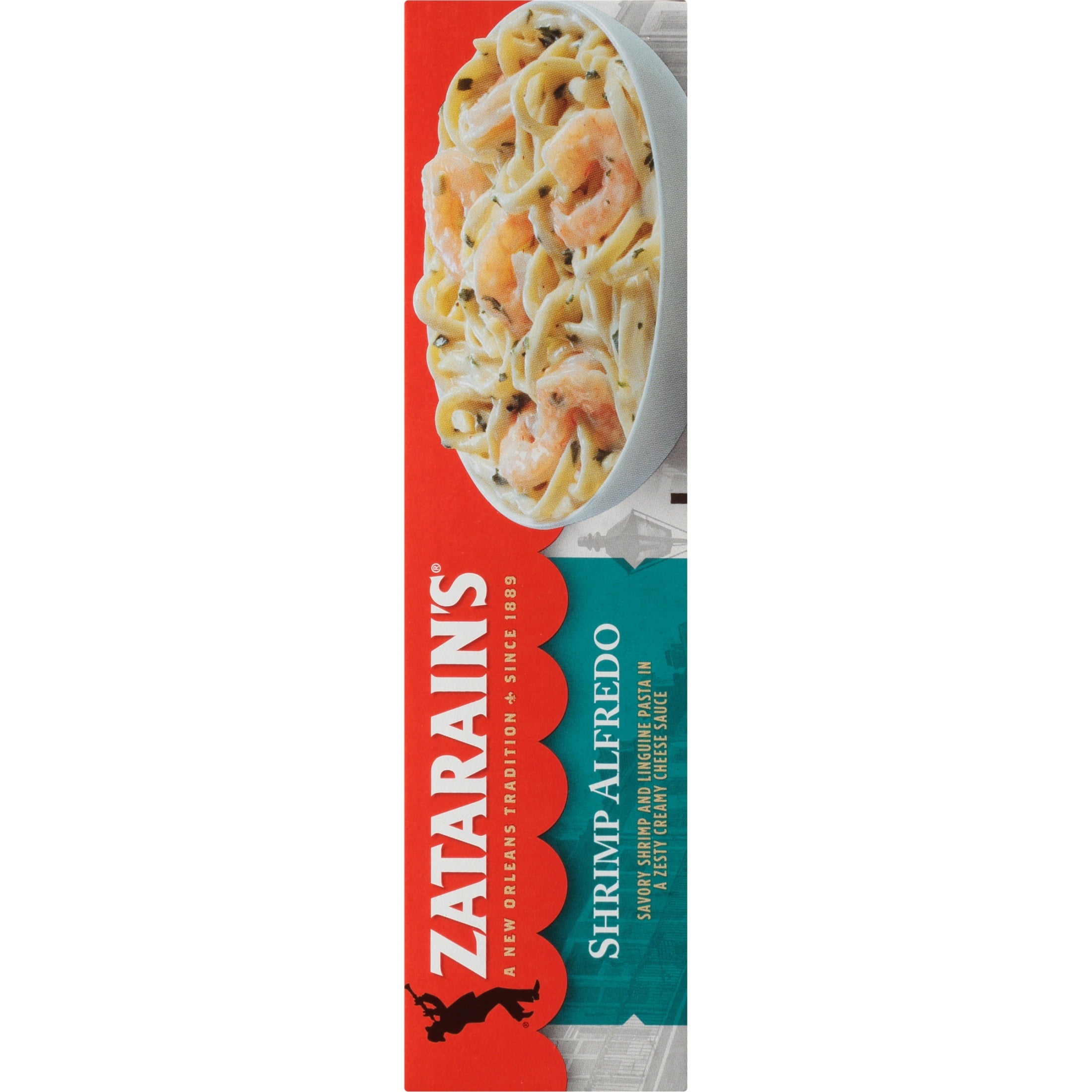 Zatarain's Frozen Shrimp Alfredo Pasta Meal 10.5 Oz