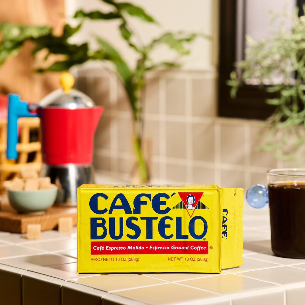 Café Bustelo Espresso Naturally Caffeinated Dark Roast Ground Coffee 10 oz Brick