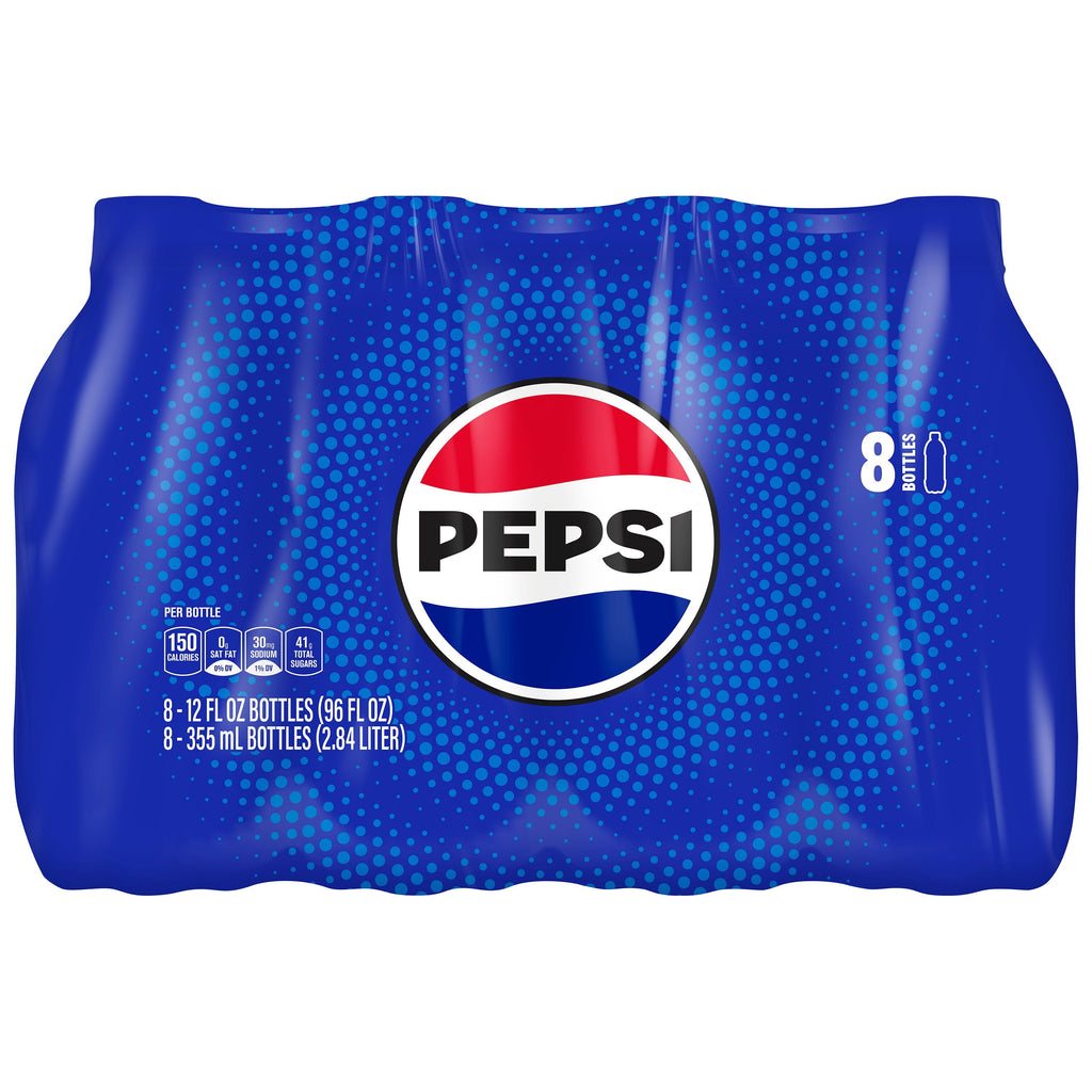 Pepsi Original Cola Soda Pop Bottles 12 Fl Oz 8 Pack