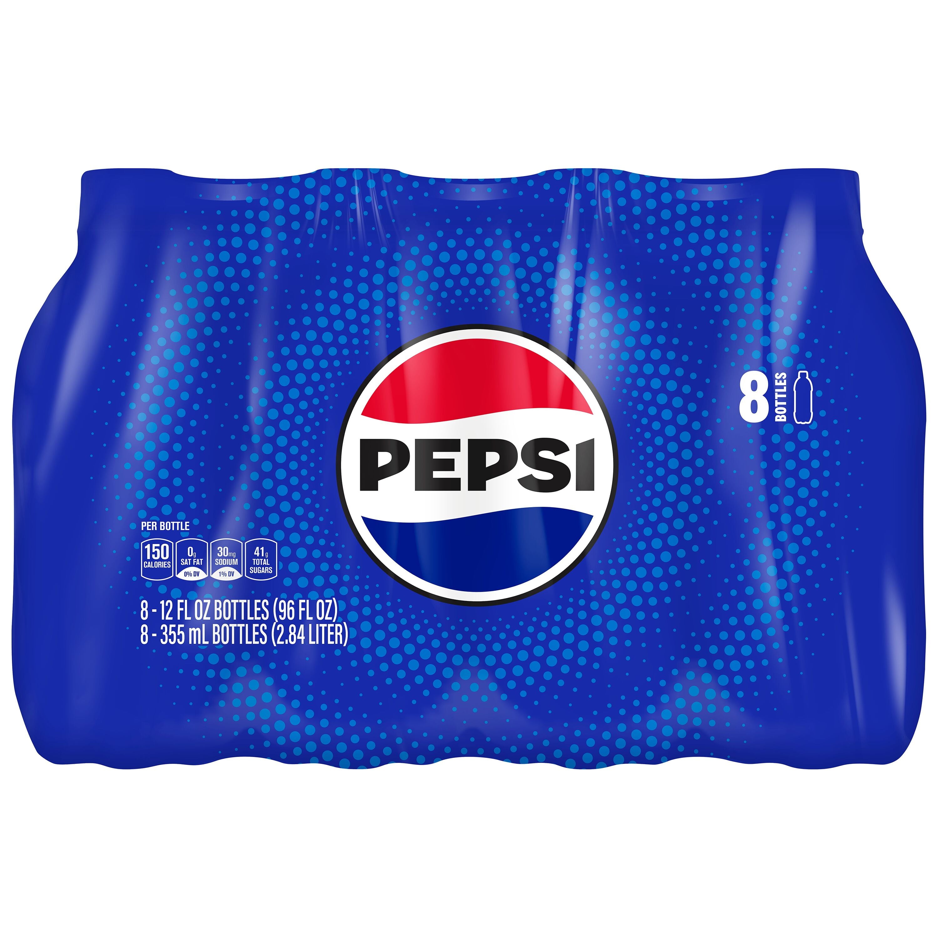 Pepsi Original Cola Soda Pop Bottles 12 Fl Oz 8 Pack
