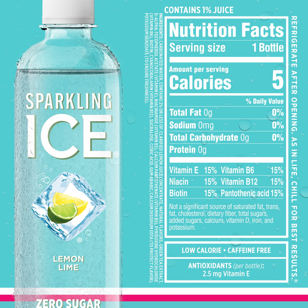 Sparkling Ice Blue Variety Pack Flavored Sparkling Water 17 fl oz 12 Count