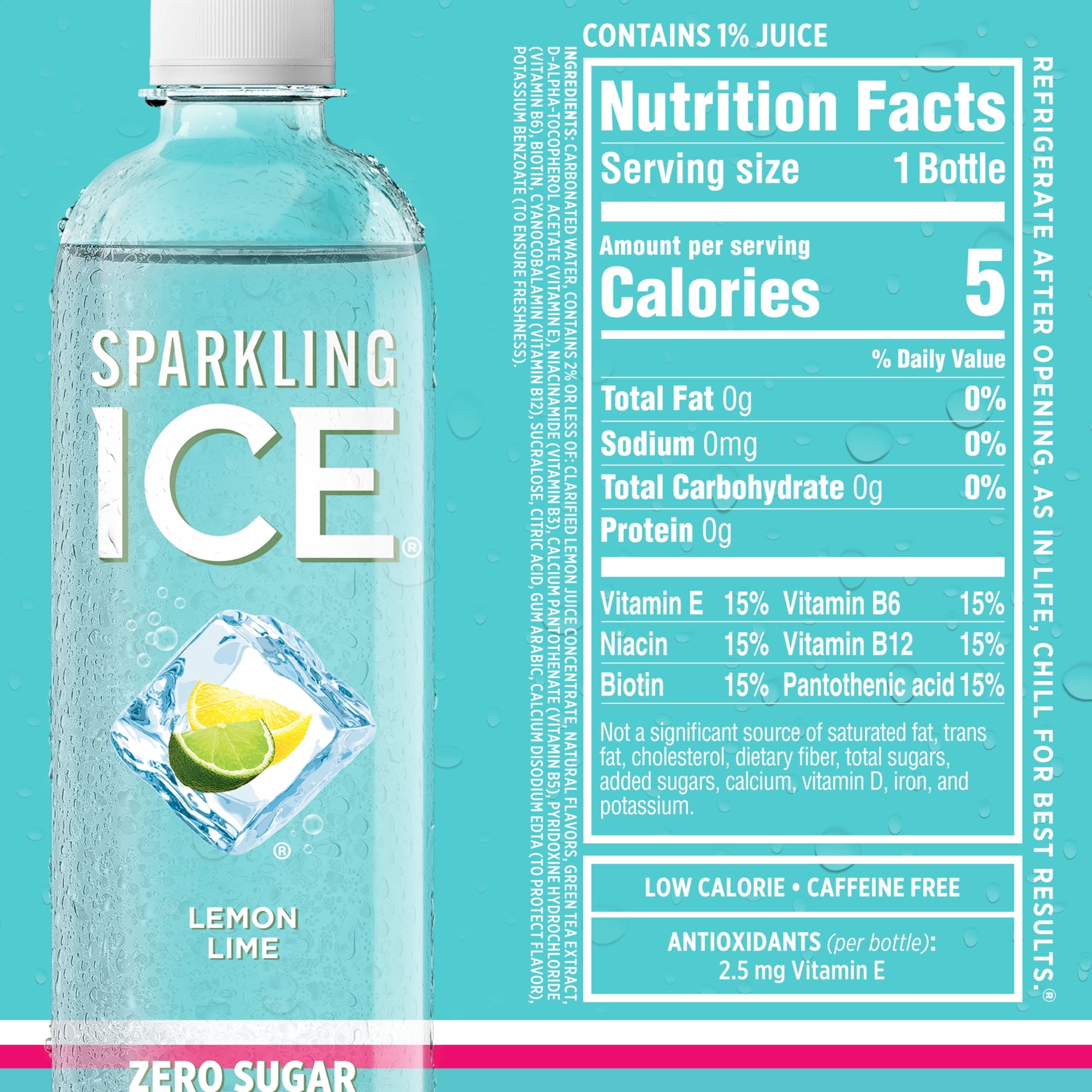 Sparkling Ice Blue Variety Pack Flavored Sparkling Water 17 fl oz 12 Count