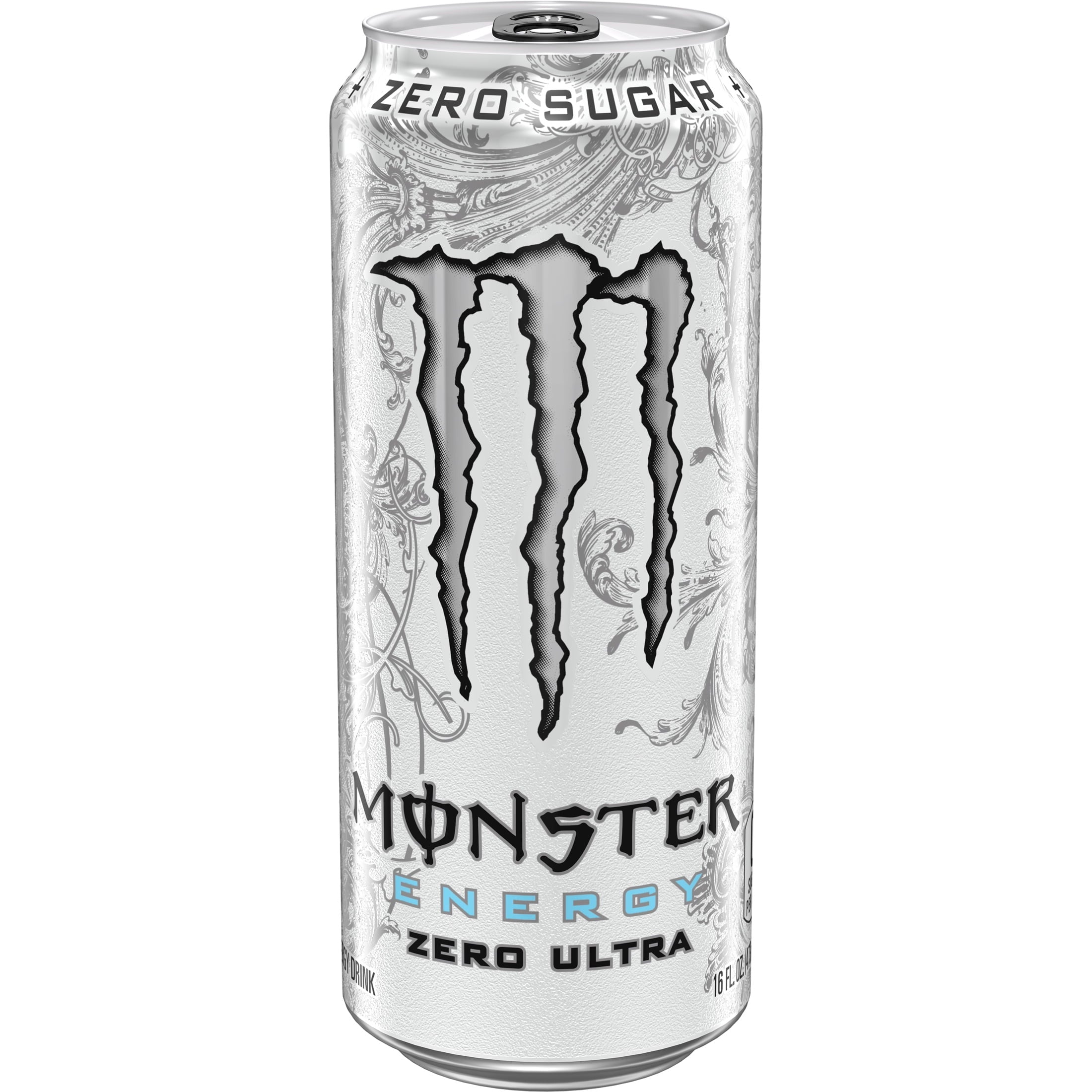 Monster Energy Zero Ultra Sugar Free Energy Drink 16 fl oz 12 Pack Cans