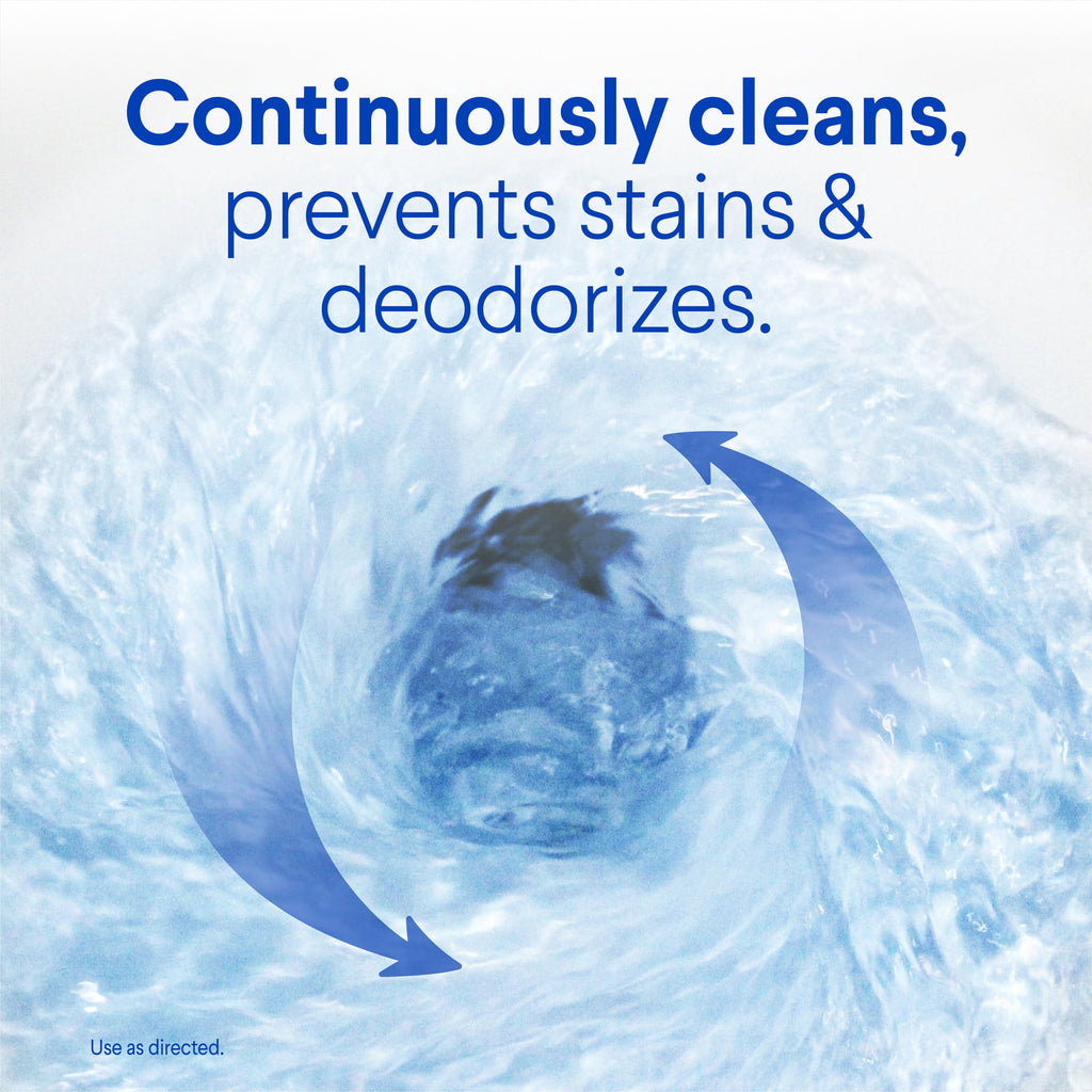 Clorox Bleach & Blue Toilet Bowl Cleaner Tablets Rain Clean 4 Count