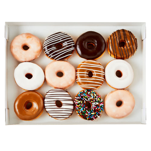 Assorted Ring Donuts 12 Oz 12 Count Freshness Guaranteed