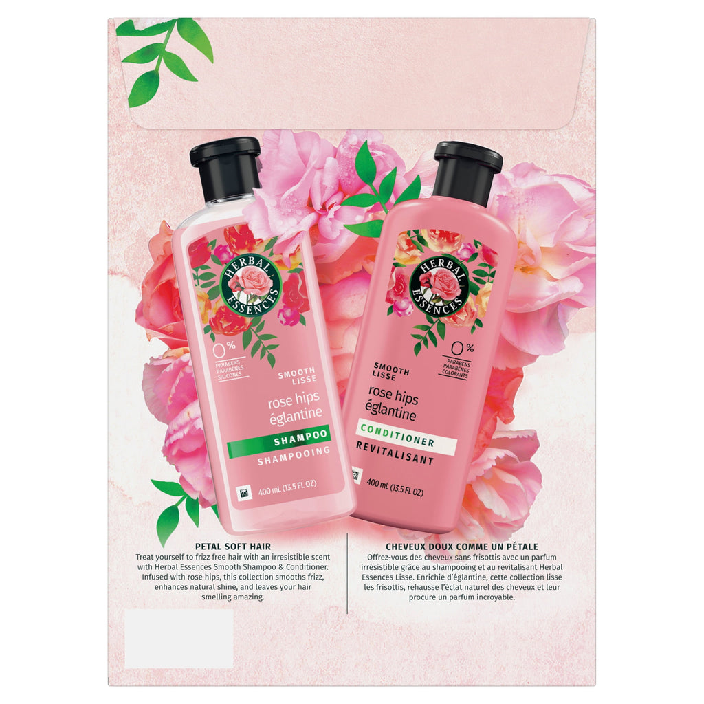 Herbal Essences Smooth Collection Rose Hips Shampoo & Conditioner Set 13.5 fl oz Each