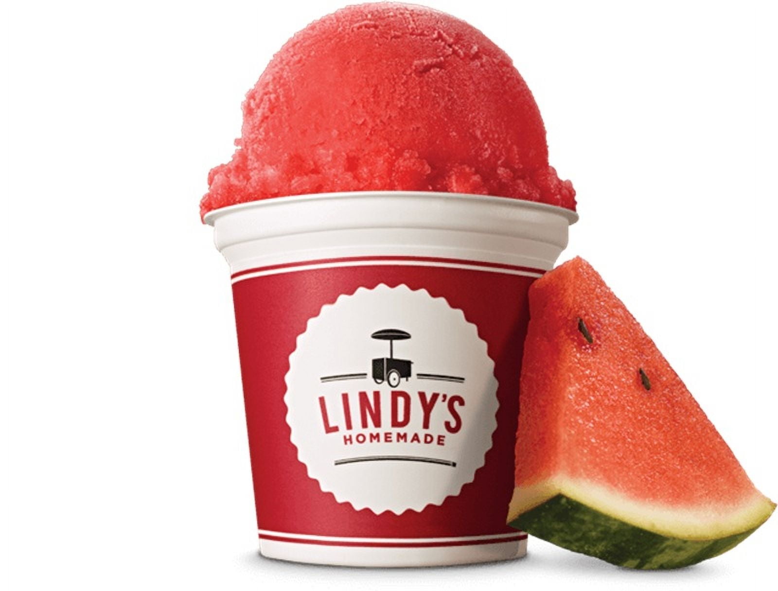 Lindy's Homemade Italian Ice Cups Watermelon Strawberry 6 Count 36 Fl Oz