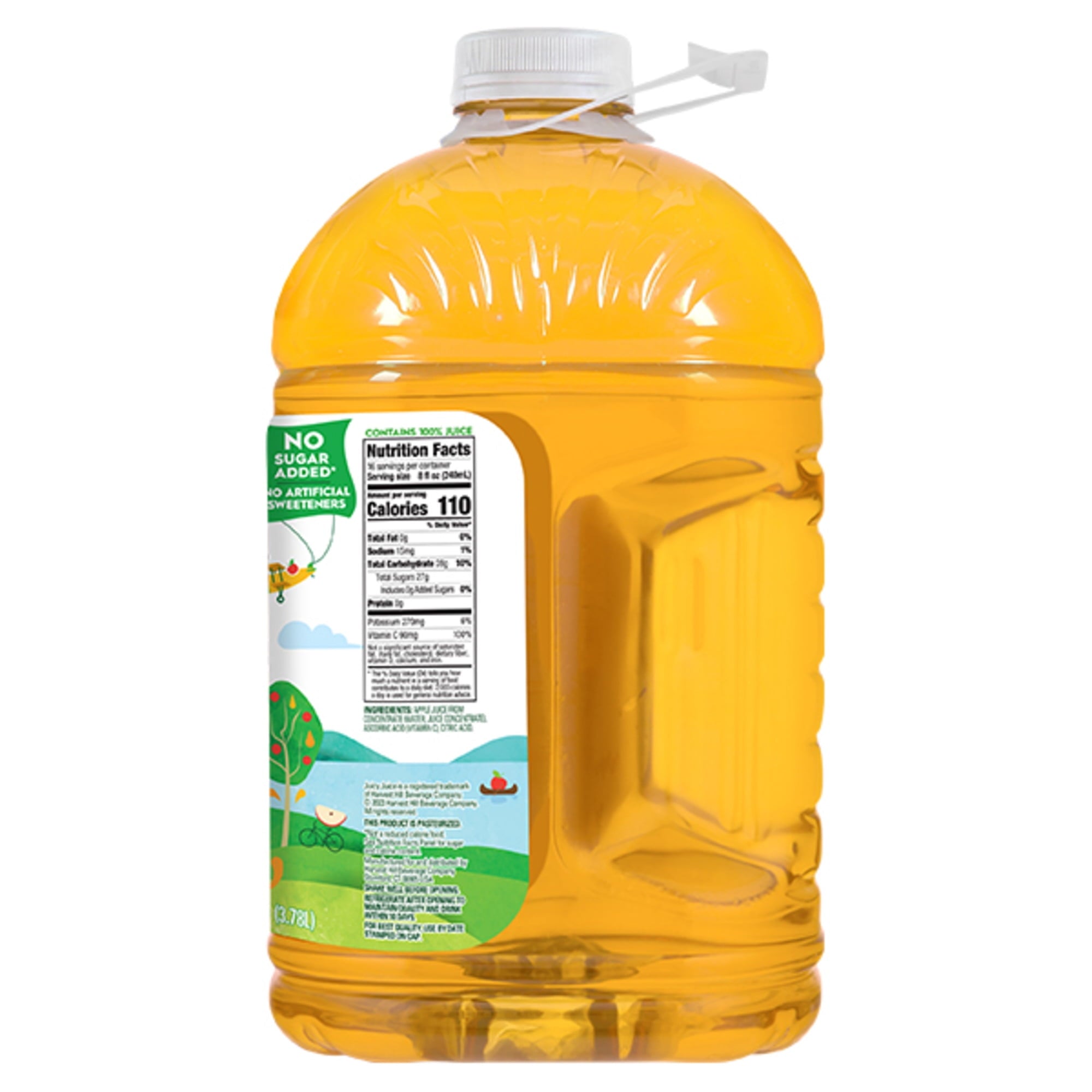 Juicy Juice 100% Apple Juice Pulp-Free 128 fl oz Bottle