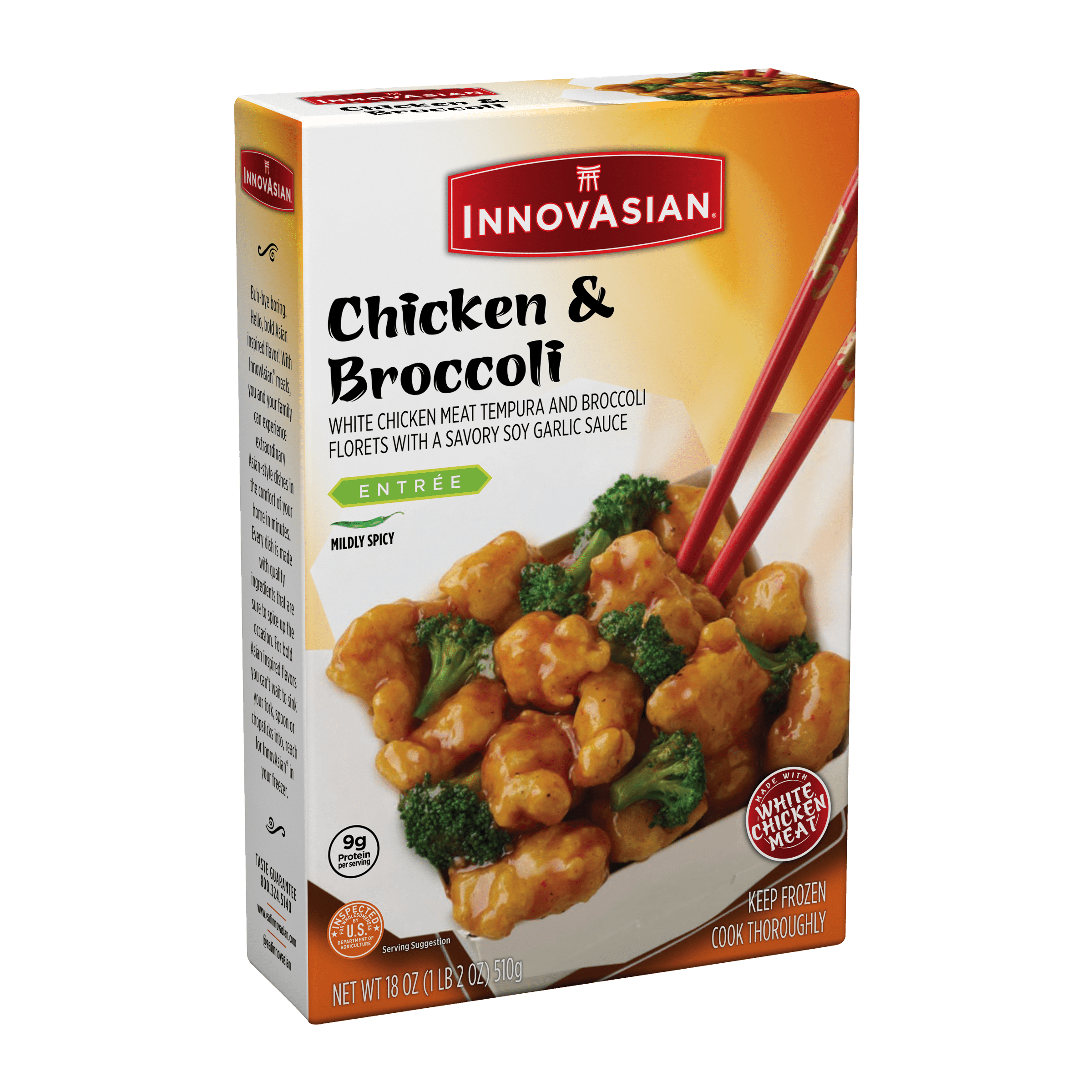InnovAsian Cuisine Chicken & Broccoli Frozen Meal 18 Oz