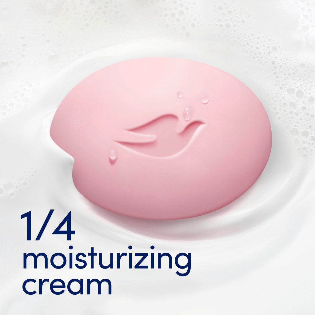 Dove Beauty Bar Soap Pink Rosa Moisturizing Cleanser 3.75 oz 12 Bars