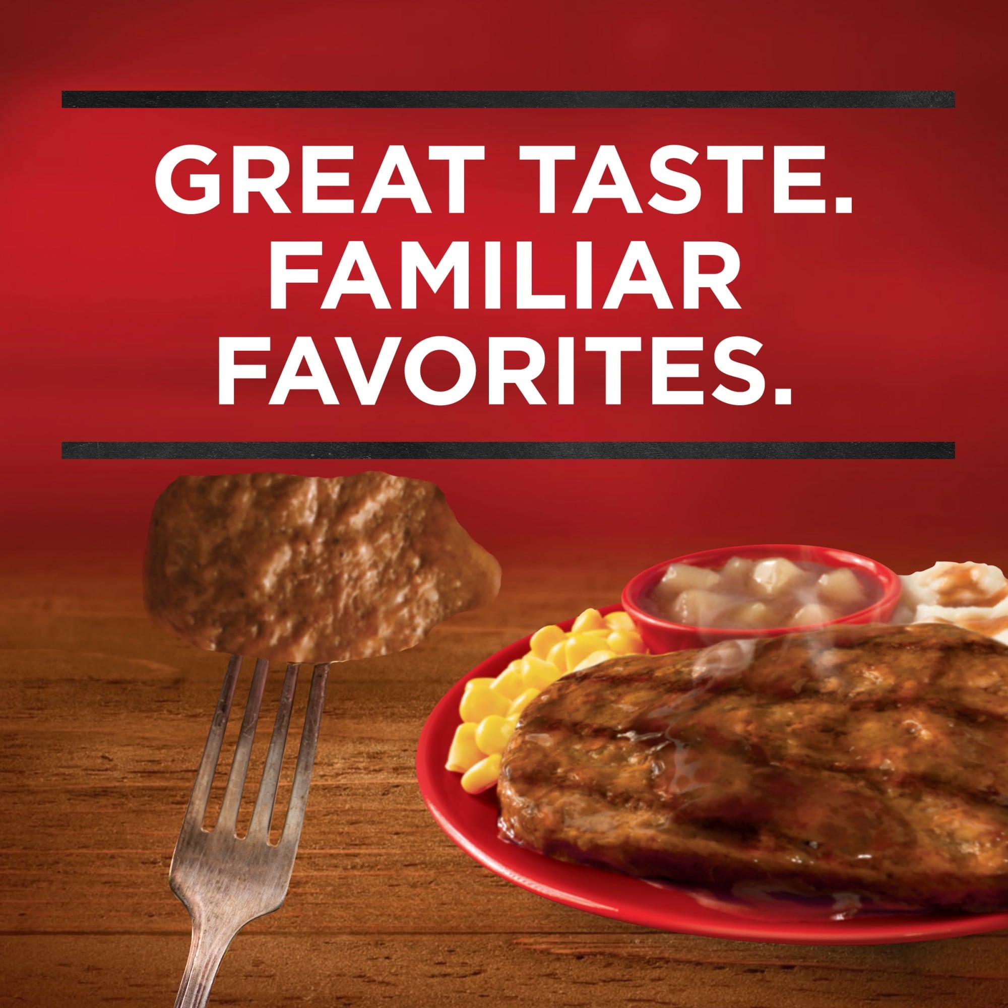 Banquet Salisbury Steak Frozen Meal 11.88 Oz