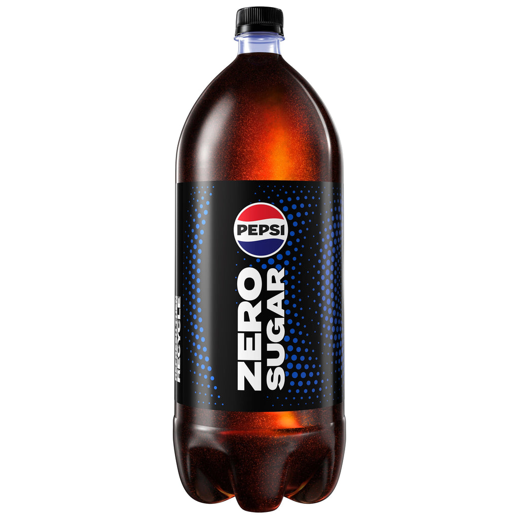 Pepsi Cola Zero Sugar Soda Pop 2 Liter Bottle