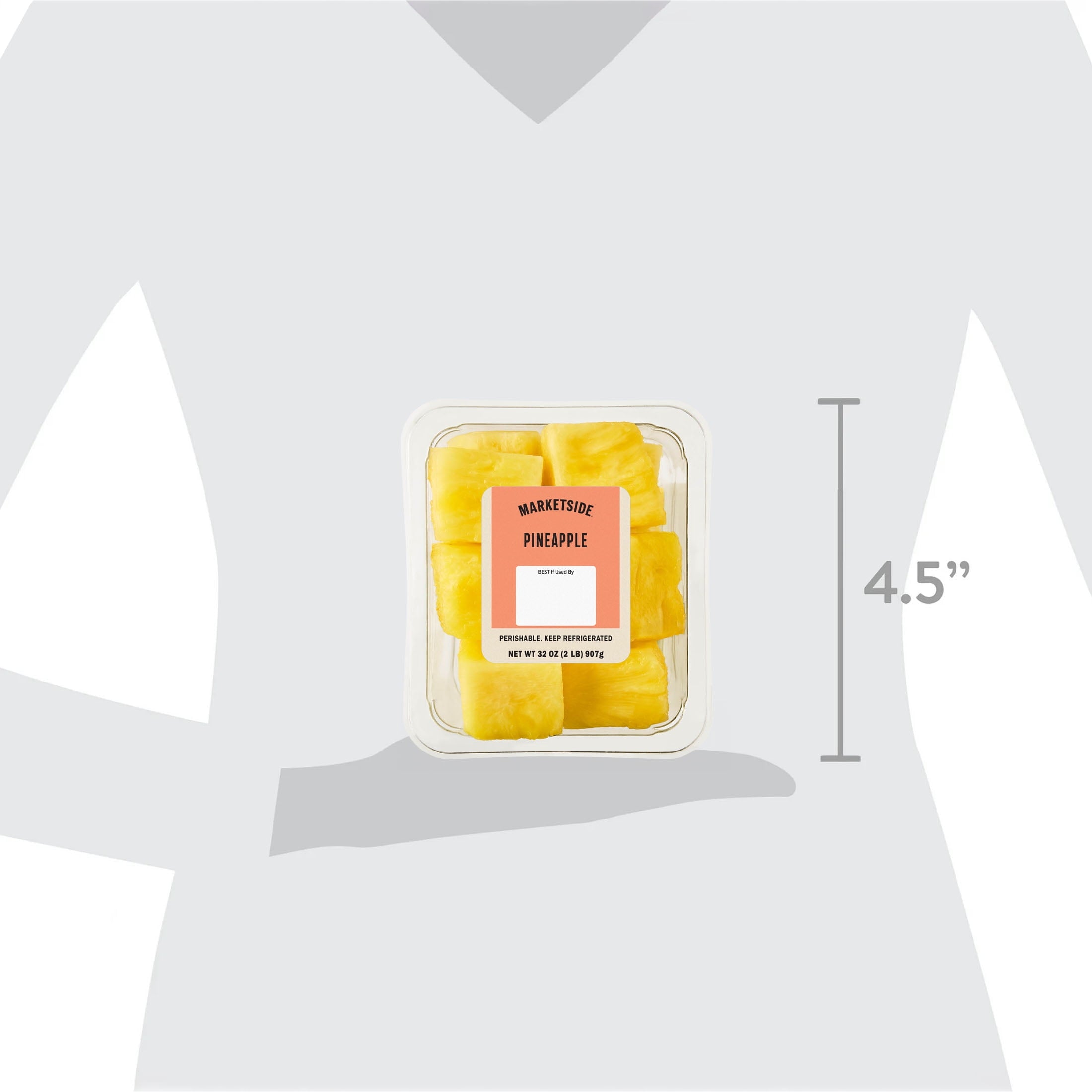 Marketside Fresh Cut Pineapple Chunks 10 Oz Tray