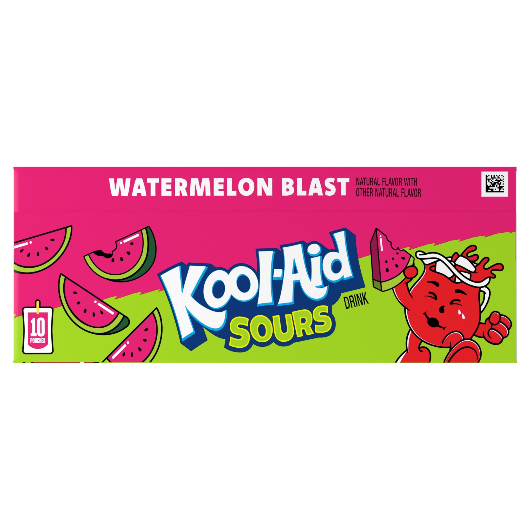 Kool-Aid Sours Watermelon Blast Natural Flavor Drink 6 fl oz 10 Pouches