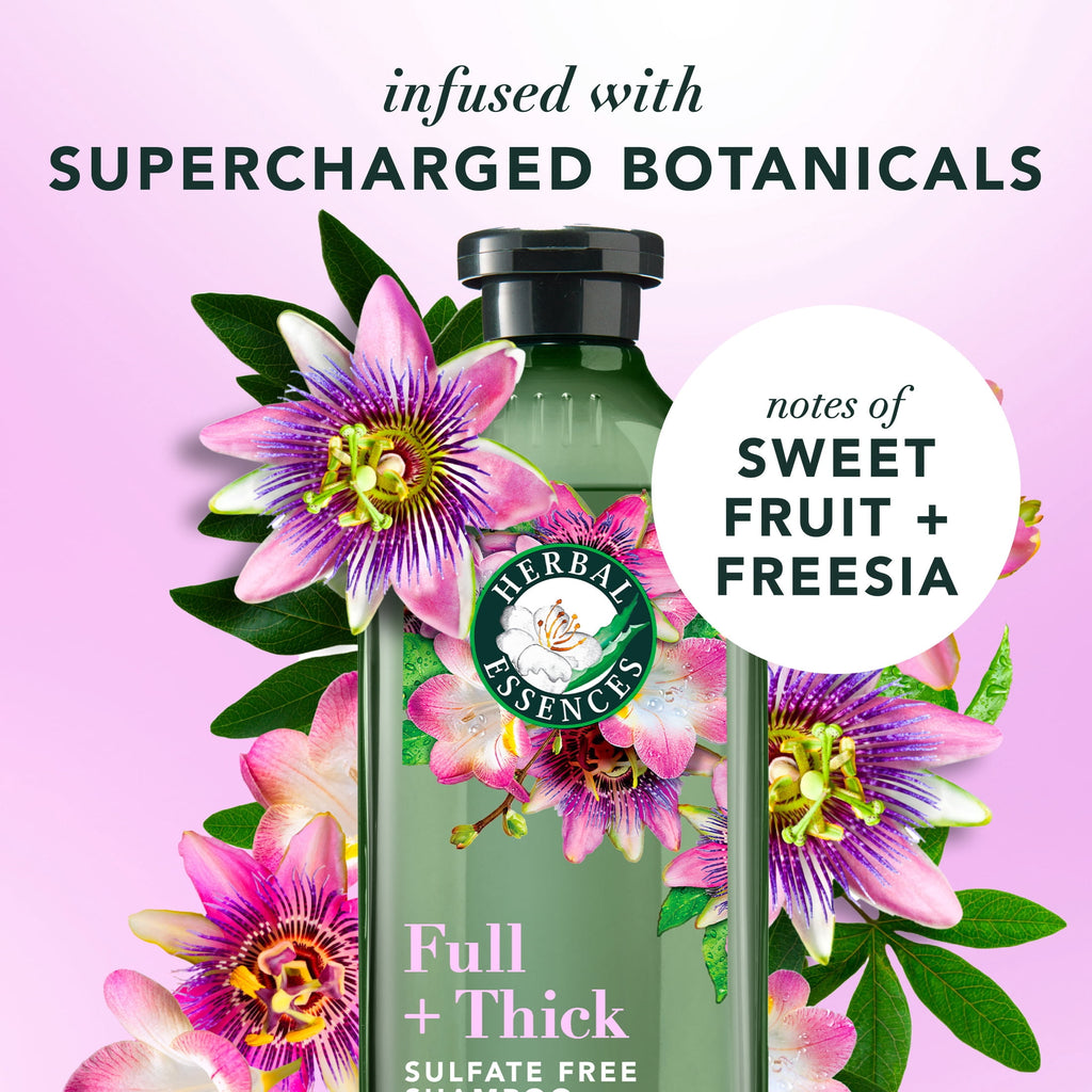Herbal Essences Full + Thick Passionflower Shampoo and Conditioner Dual Pack 27 fl oz