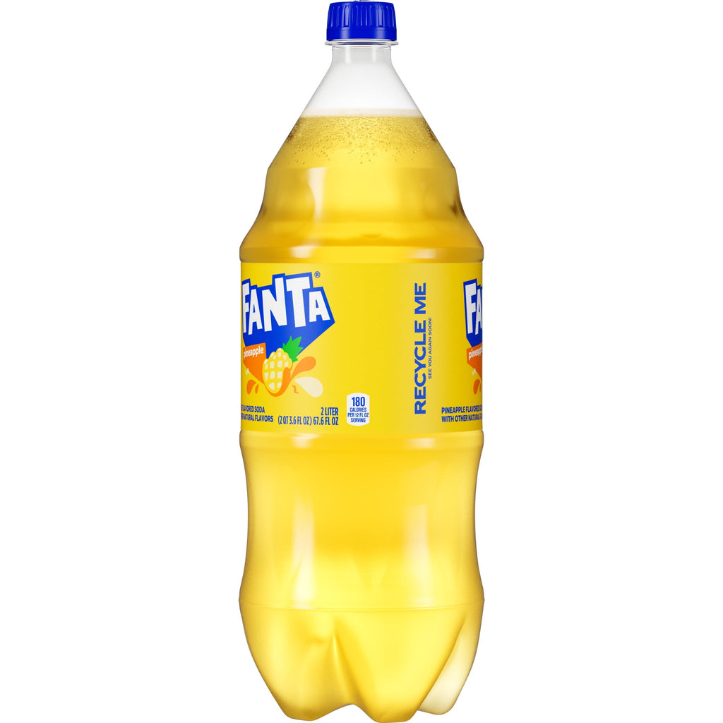 Fanta Pineapple Soda Pop Bottle 2 L