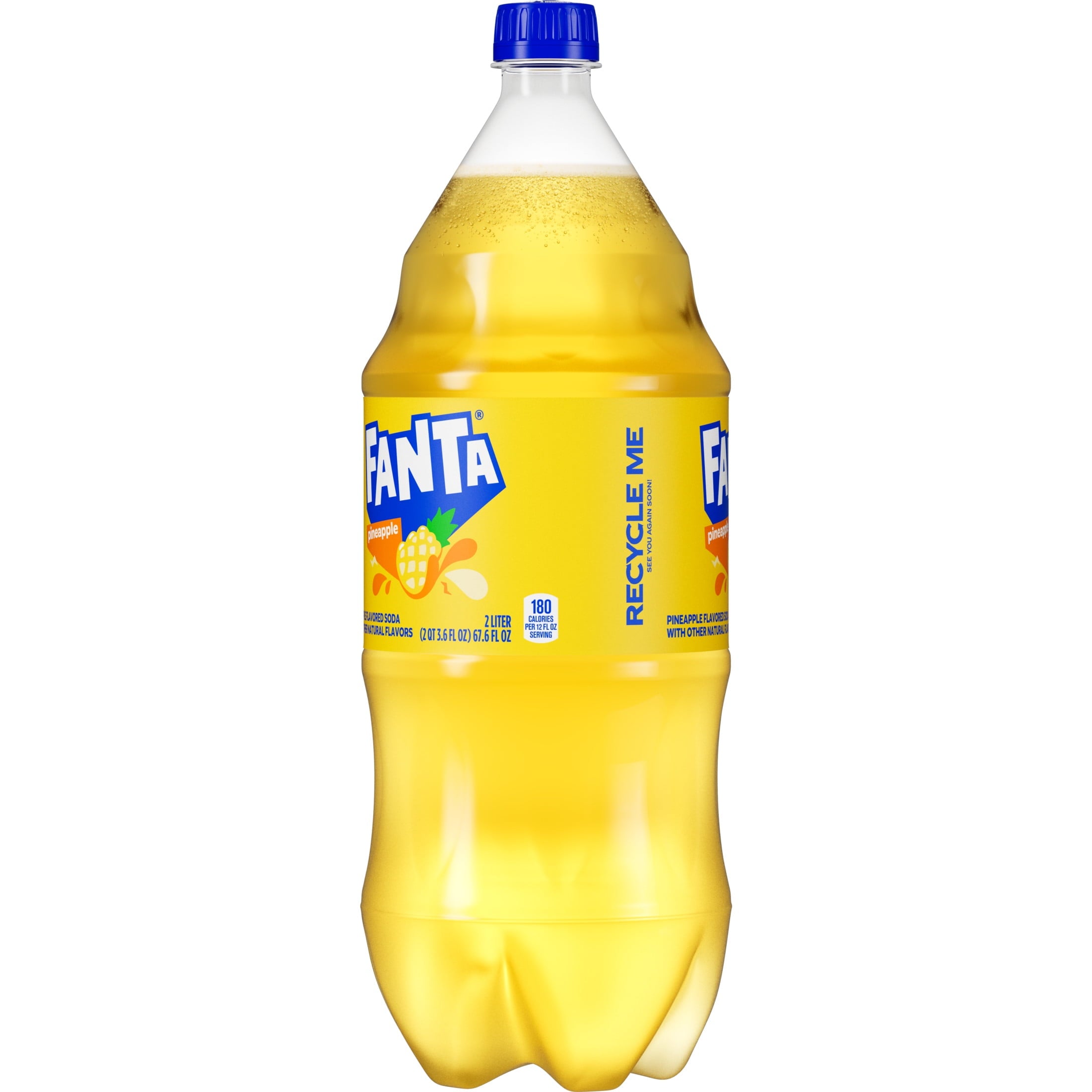 Fanta Pineapple Soda Pop Bottle 2 L