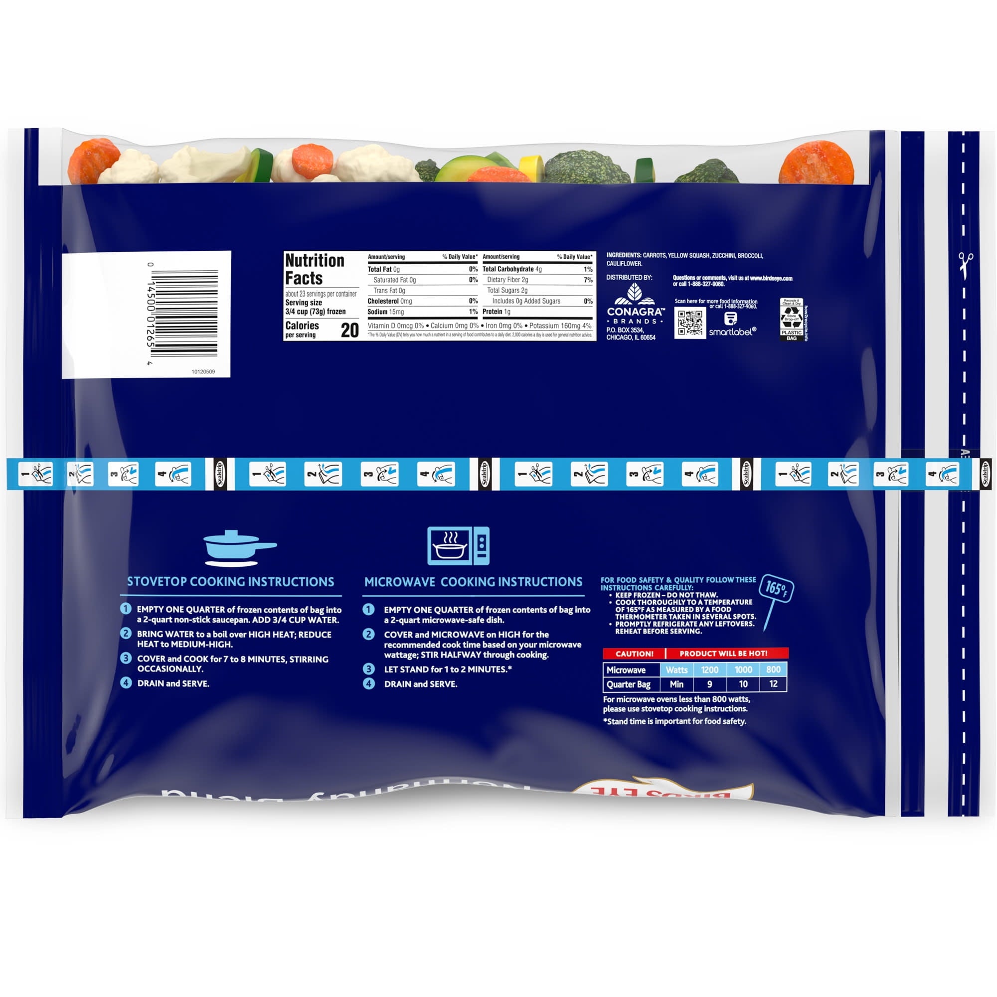 Birds Eye Normandy Blend Frozen Vegetables Mix 60 Oz