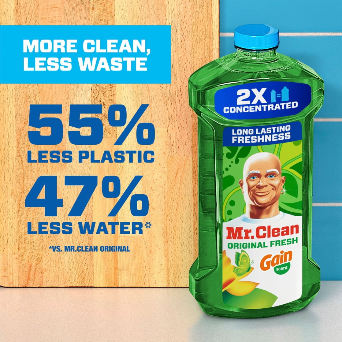 Mr. Clean 2X Concentrated All Purpose Cleaner Gain Scent 64 fl oz