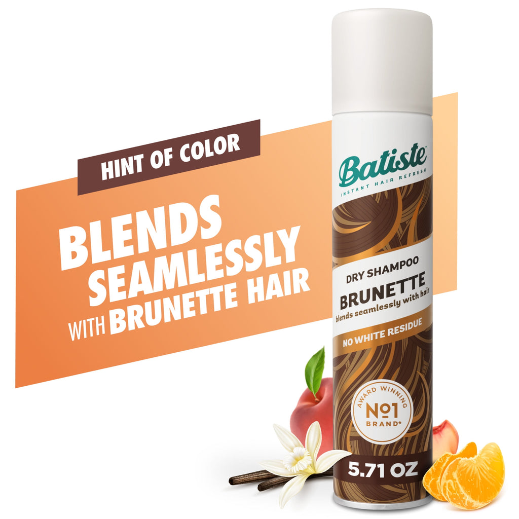 Batiste Beautiful Brunette Dry Shampoo for Brown Hair Oil Control & Texture 5.71 oz