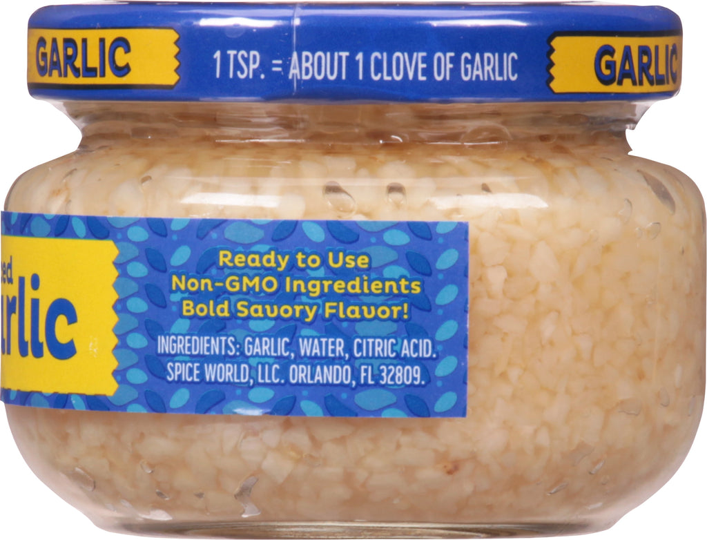 Fresh Minced Garlic 4.5 Oz Jar
