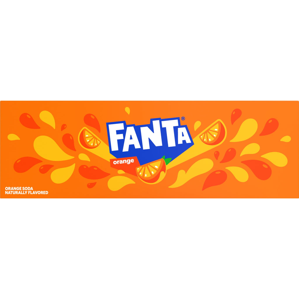 Fanta Orange Soda Pop Fridge Pack Cans 12 Fl Oz 12 Pack