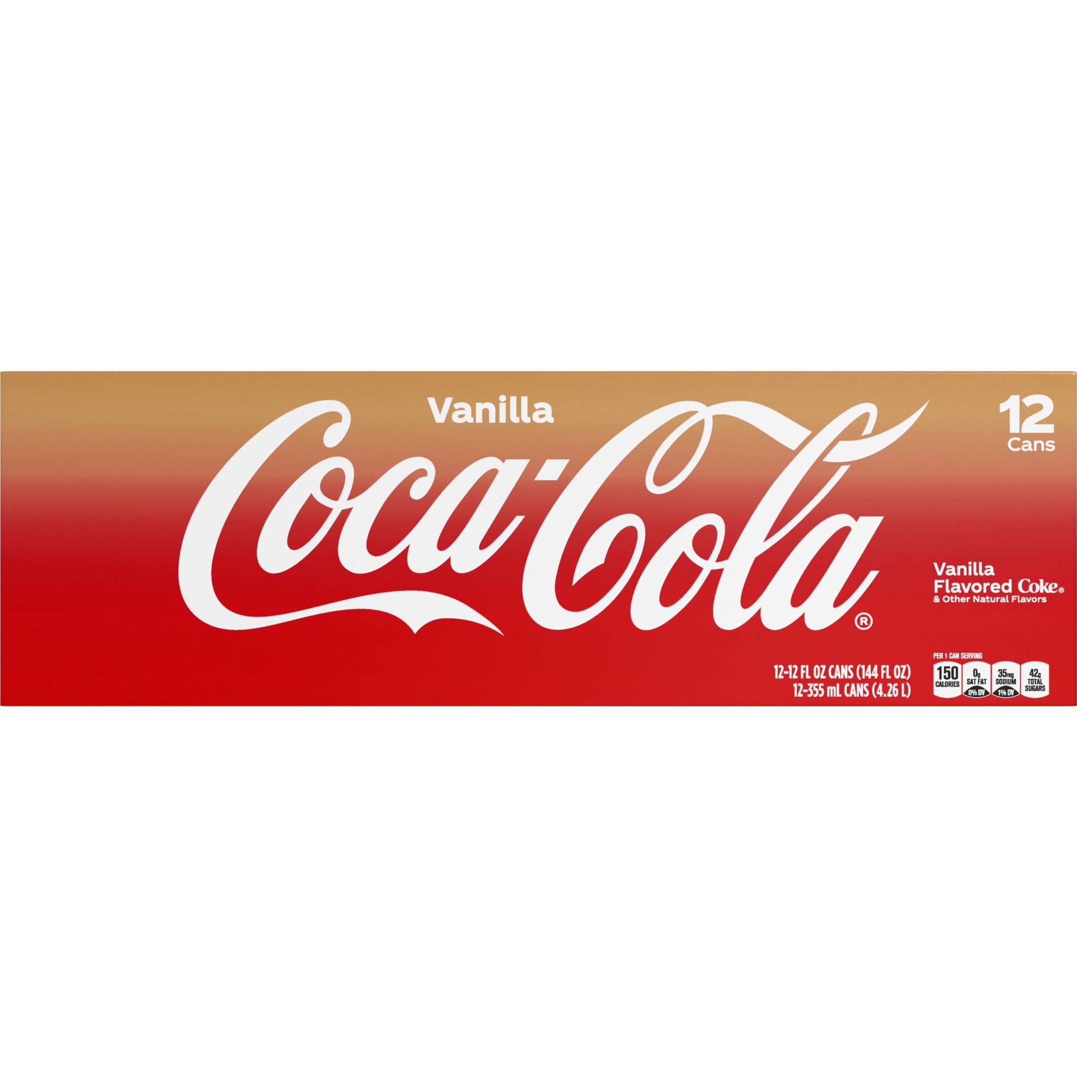 Vanilla Soda Pop Fridge Pack Cans 12 Fl Oz 12 Pack Coca-Cola