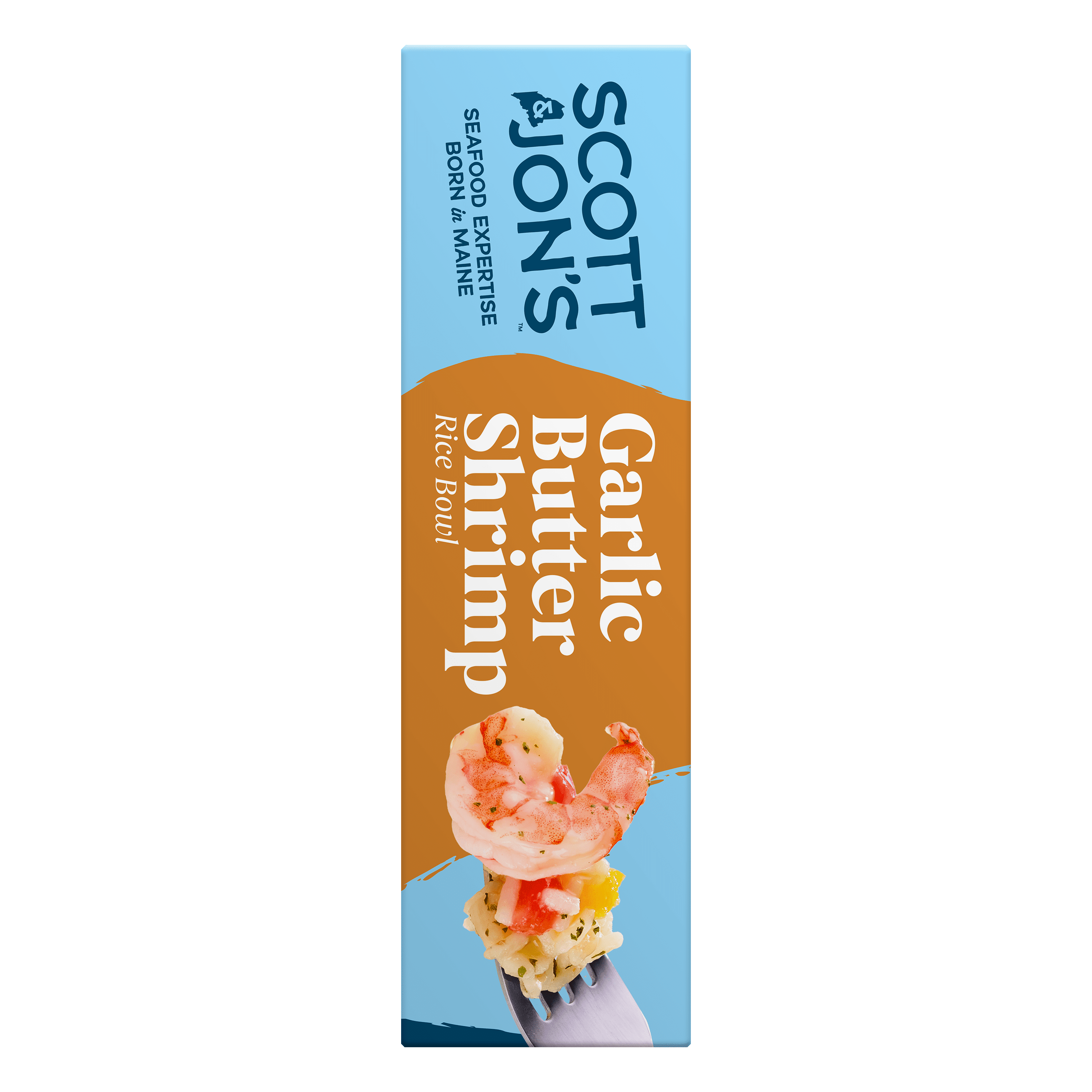 Scott & Jon's Garlic Butter Shrimp Rice Bowl Frozen Meal 9.6 Oz