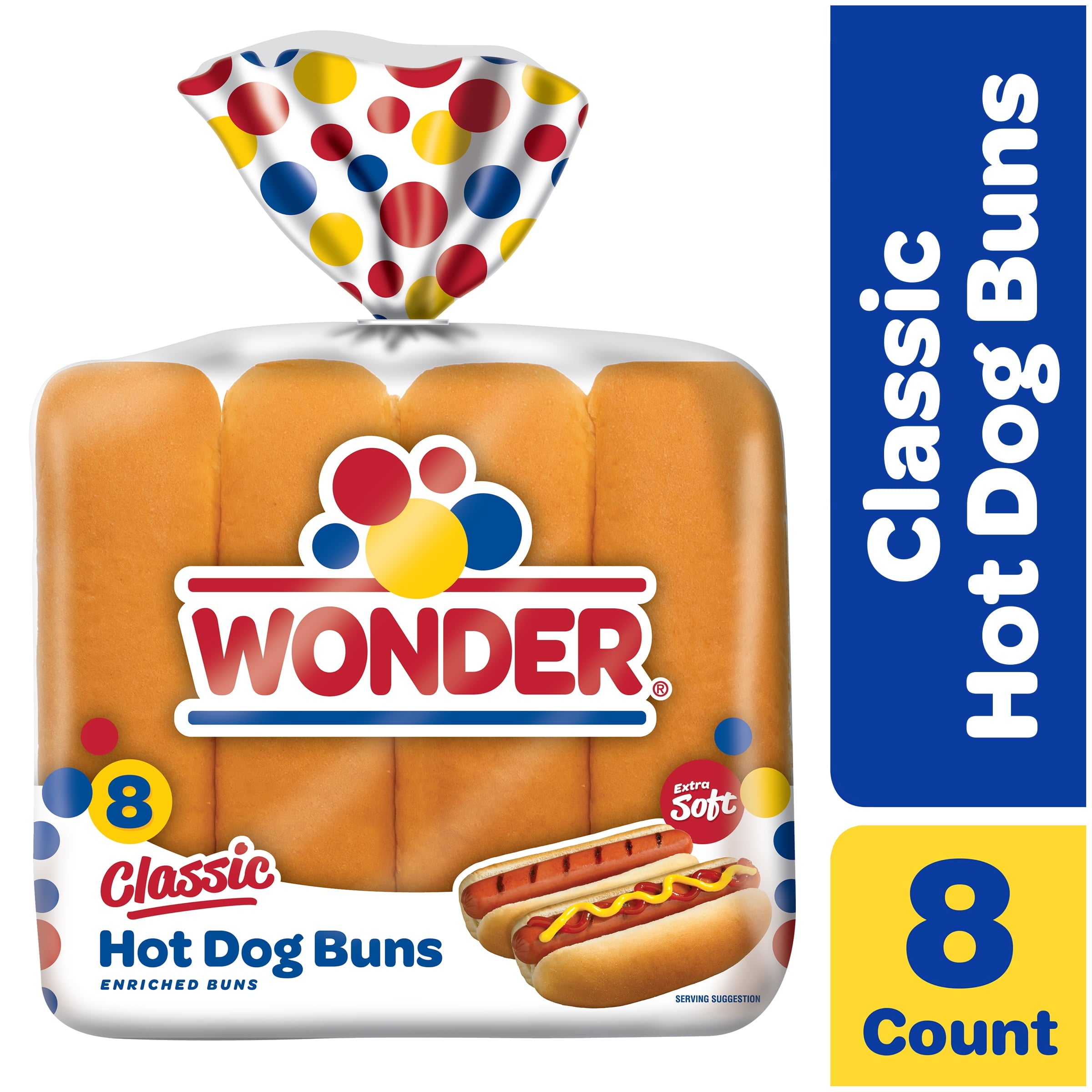 Classic Hot Dog Buns 13 Oz 8 Ct