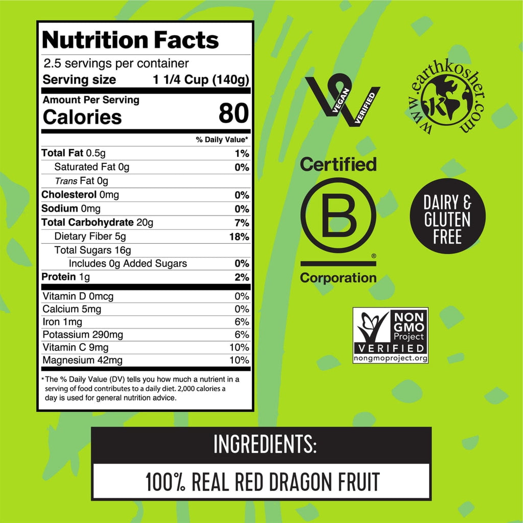 Pitaya Foods Frozen Dragon Fruit Pieces 12 Oz