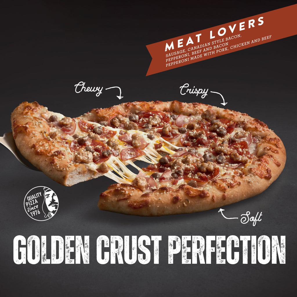 Red Baron Fully Loaded Hand Tossed Meat Lovers Frozen Pizza 28.4 Oz