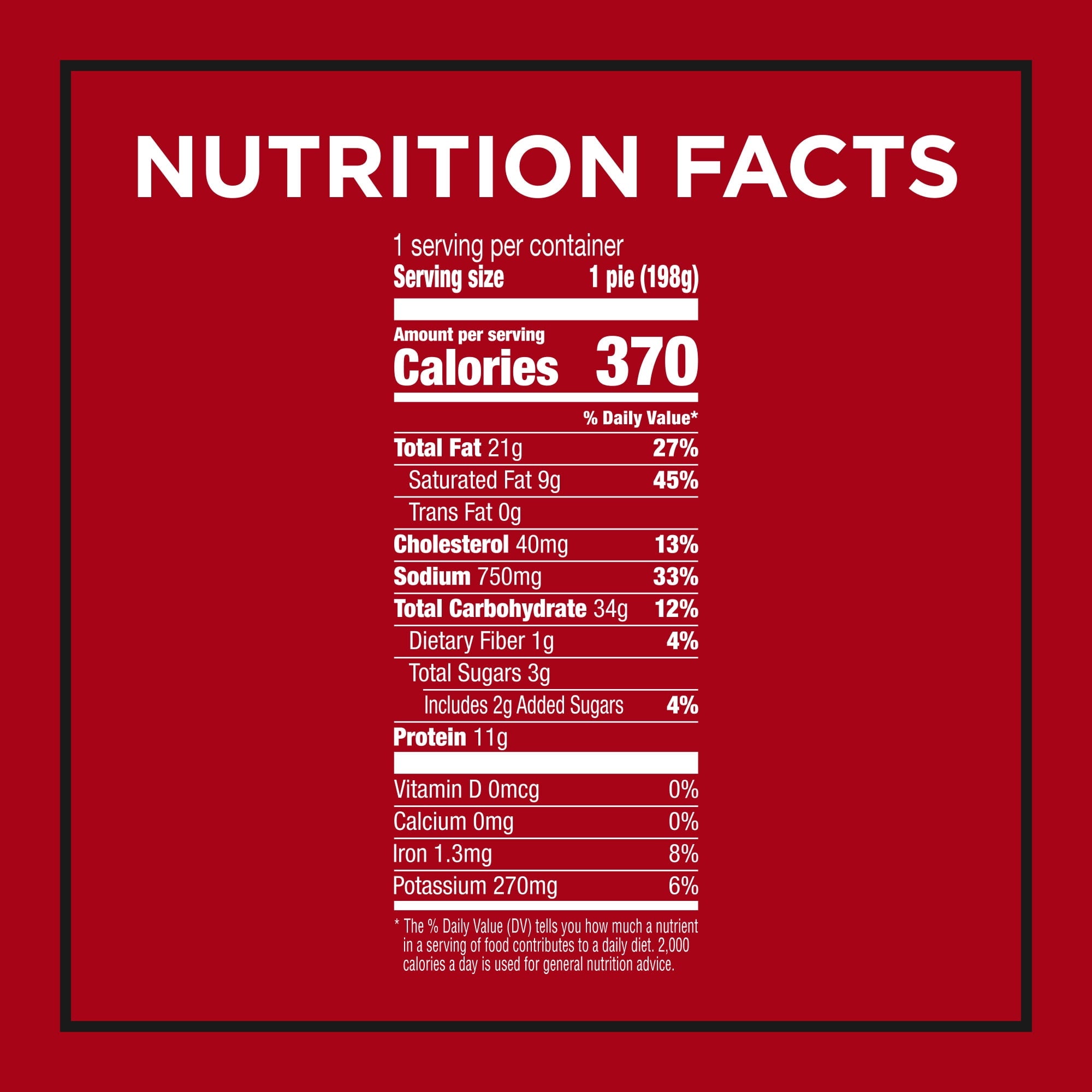 Banquet Chicken Pot Pie Frozen Meal 7 Oz 11g Protein