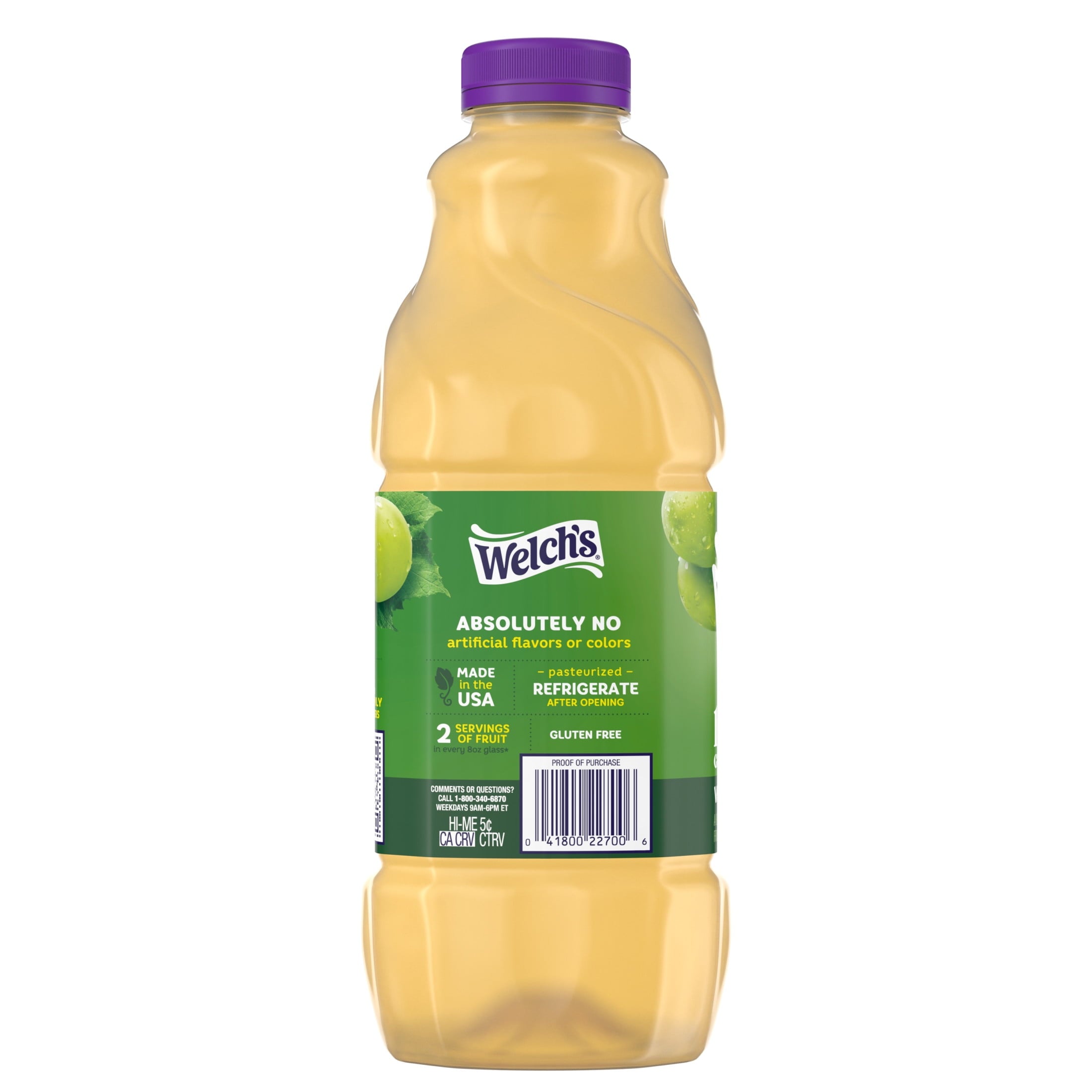 Welch's 100% White Grape Juice 64 fl oz Bottle