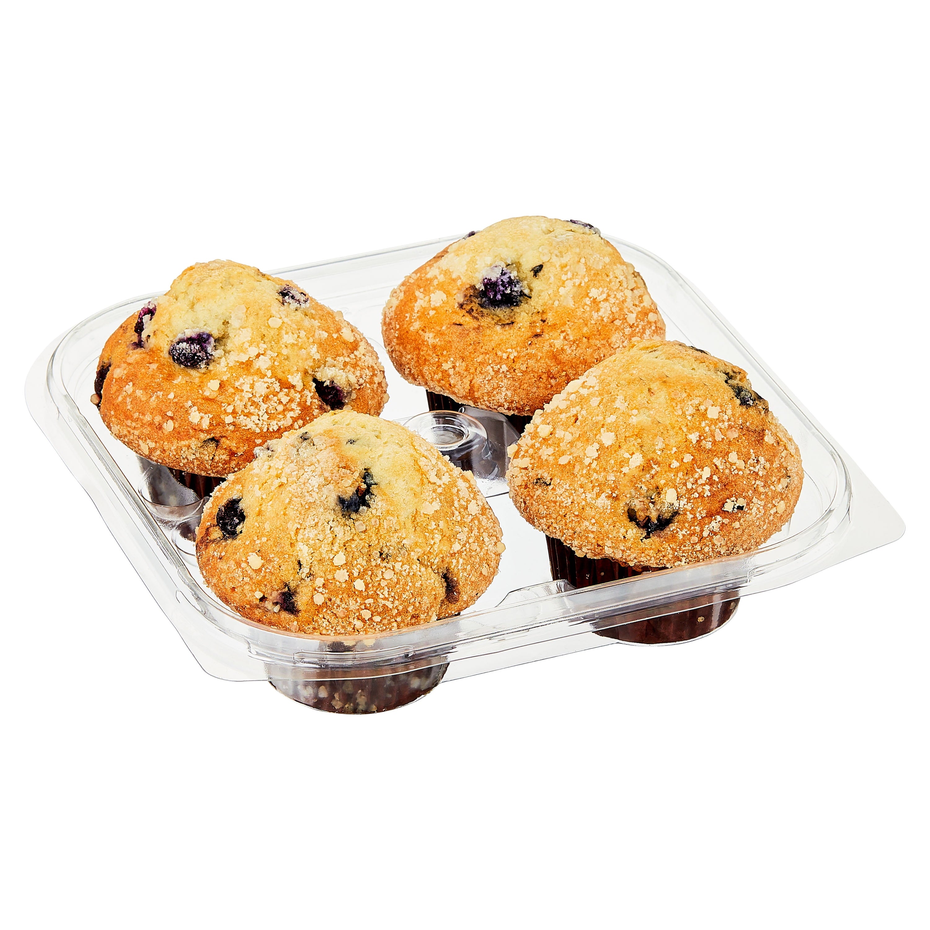Baked Blueberry Muffins 14 Oz 4 Count Kosher Dairy Marketside