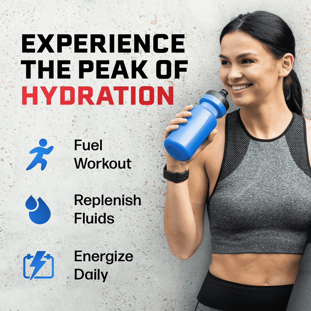 Peak H2O Sugar-Free Hydration Electrolyte Drink Mix Variety Pack 2.1 oz 30 Count