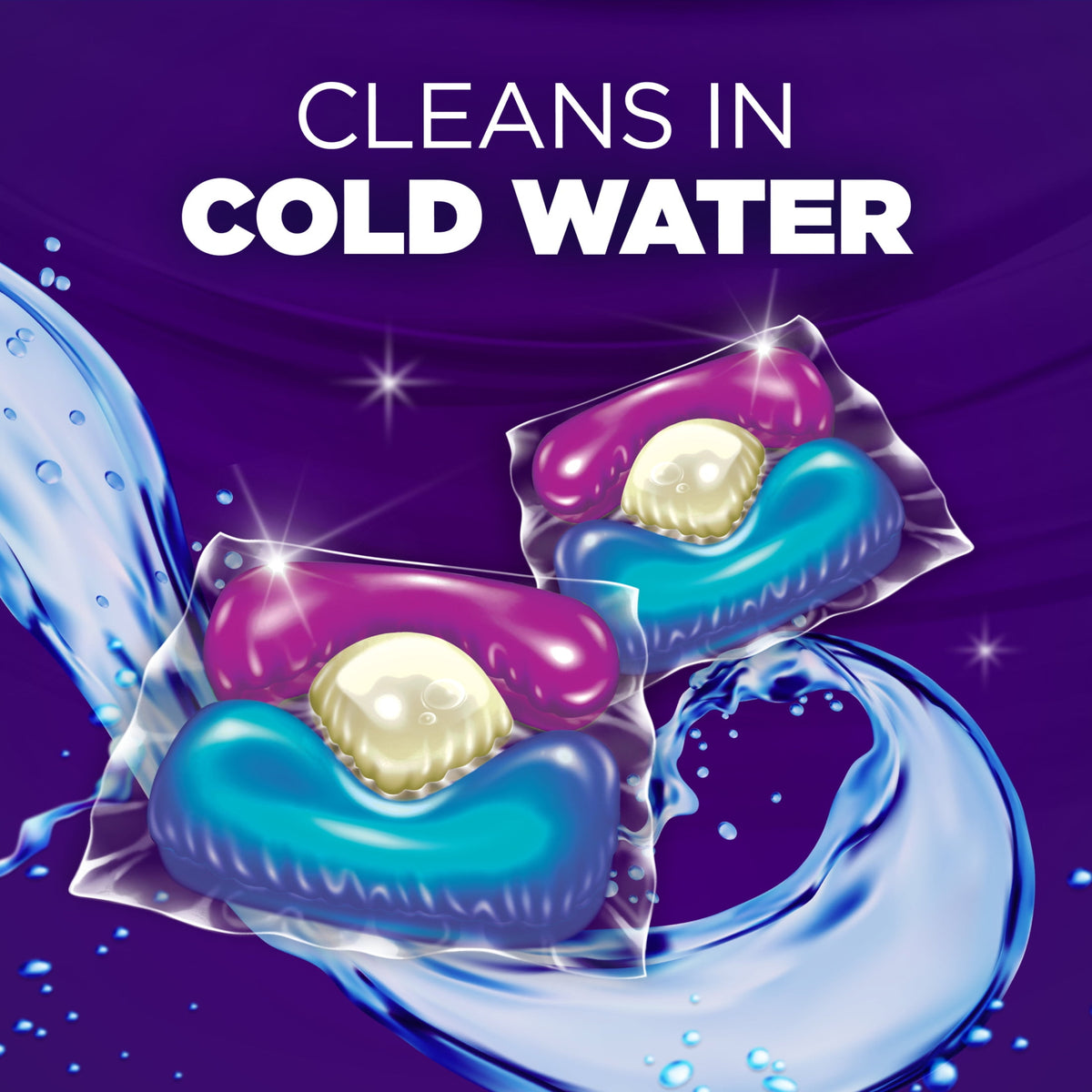 ARM & HAMMER Plus OxiClean Odor Blasters 5-in-1 Laundry Detergent Power Paks Fresh Burst 42 Count