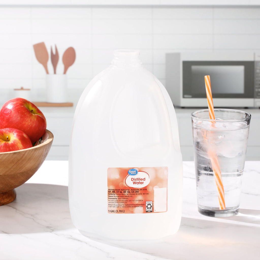 Great Value Distilled Water 1 gal Single Jug