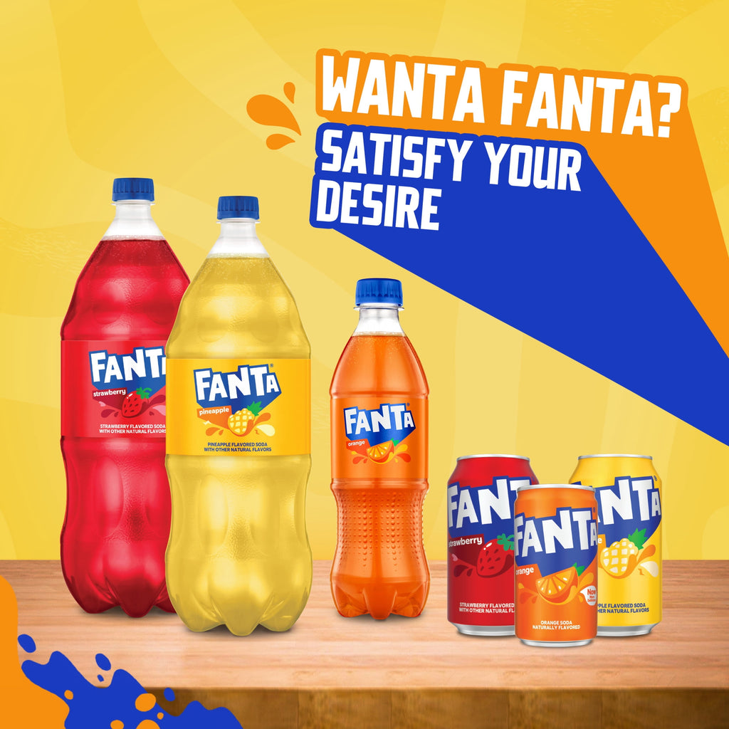 Fanta Pineapple Soda Pop Bottle 2 L