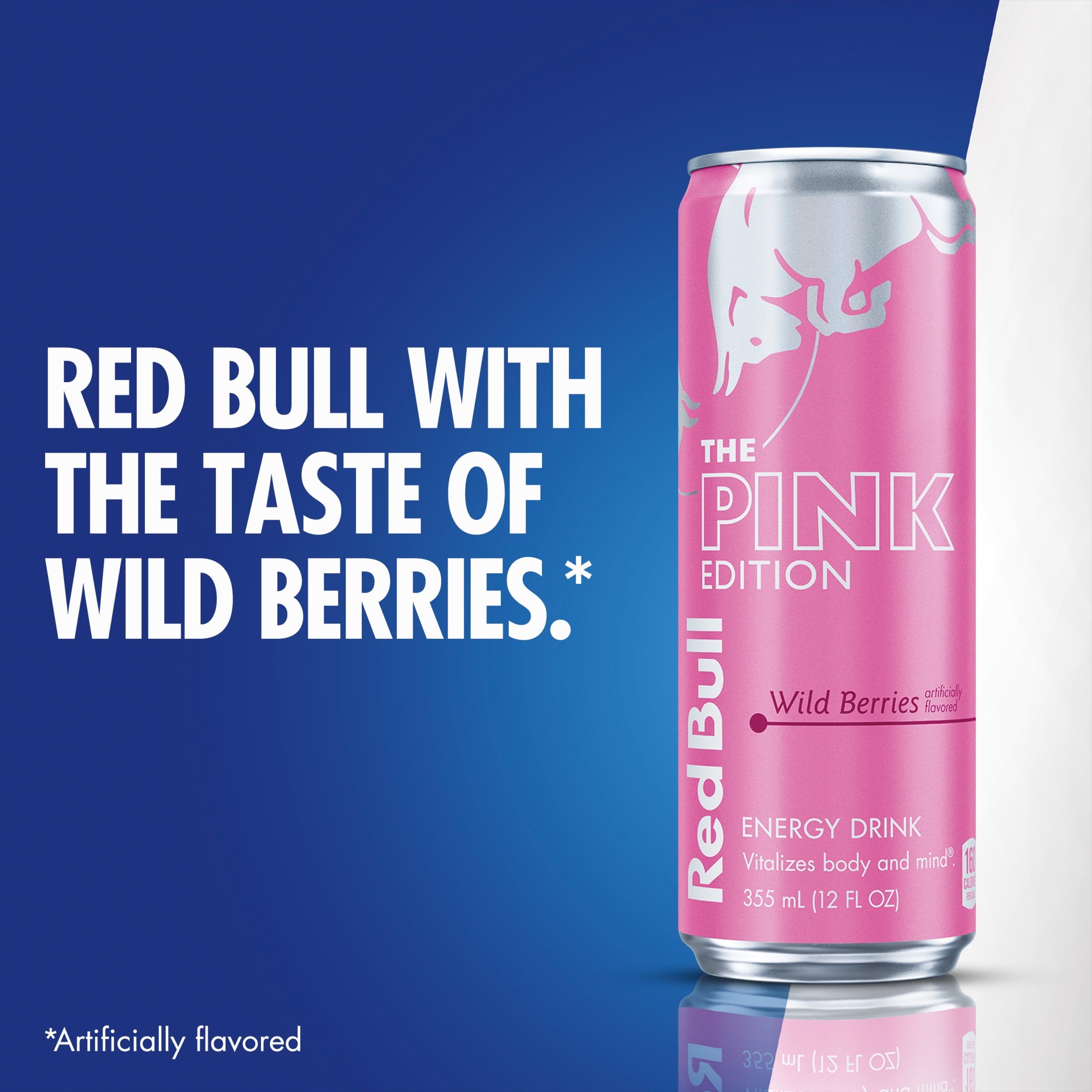 Red Bull Pink Edition Wild Berries Energy Drink 12 fl oz Single Can