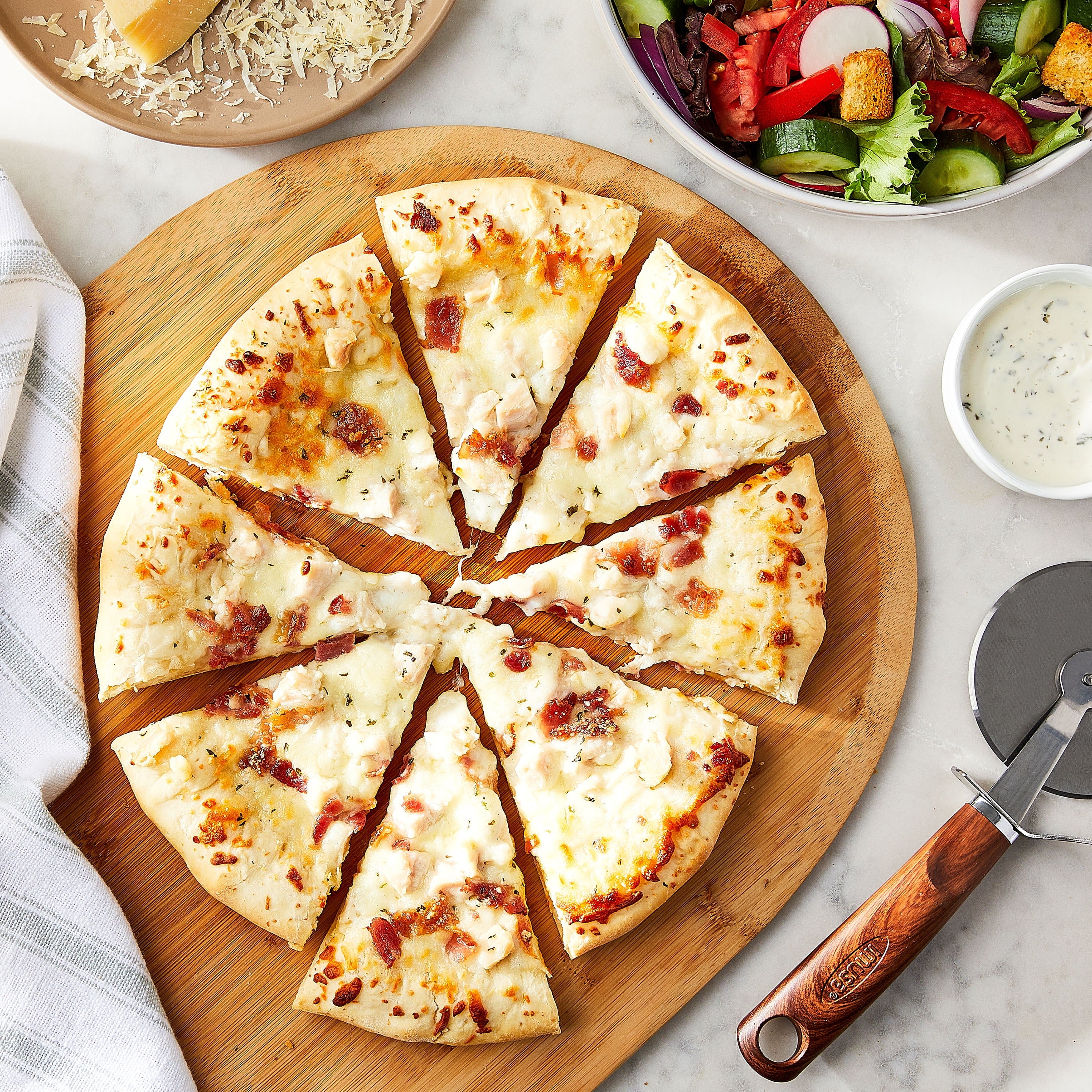 Great Value Stuffed Crust Chicken Bacon Ranch Pizza Frozen 23.1 Oz