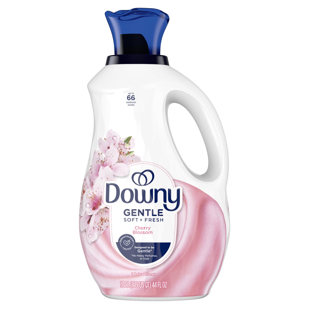 Downy Gentle Soft + Fresh Liquid Fabric Softener Cherry Blossom Scent 44 fl oz 66 Loads