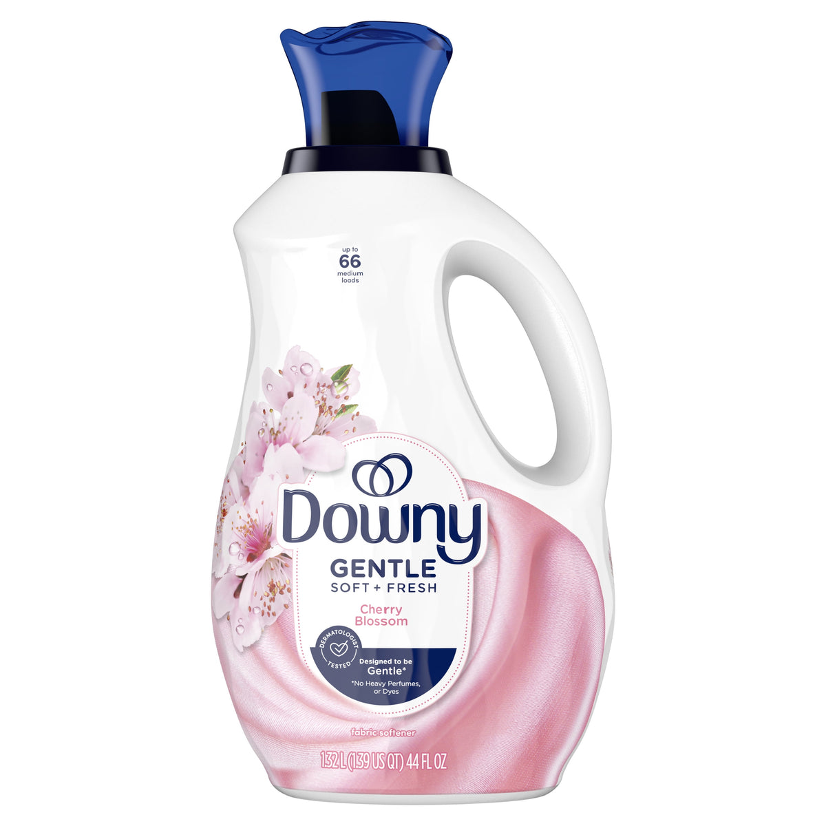 Downy Gentle Soft + Fresh Liquid Fabric Softener Cherry Blossom Scent 44 fl oz 66 Loads