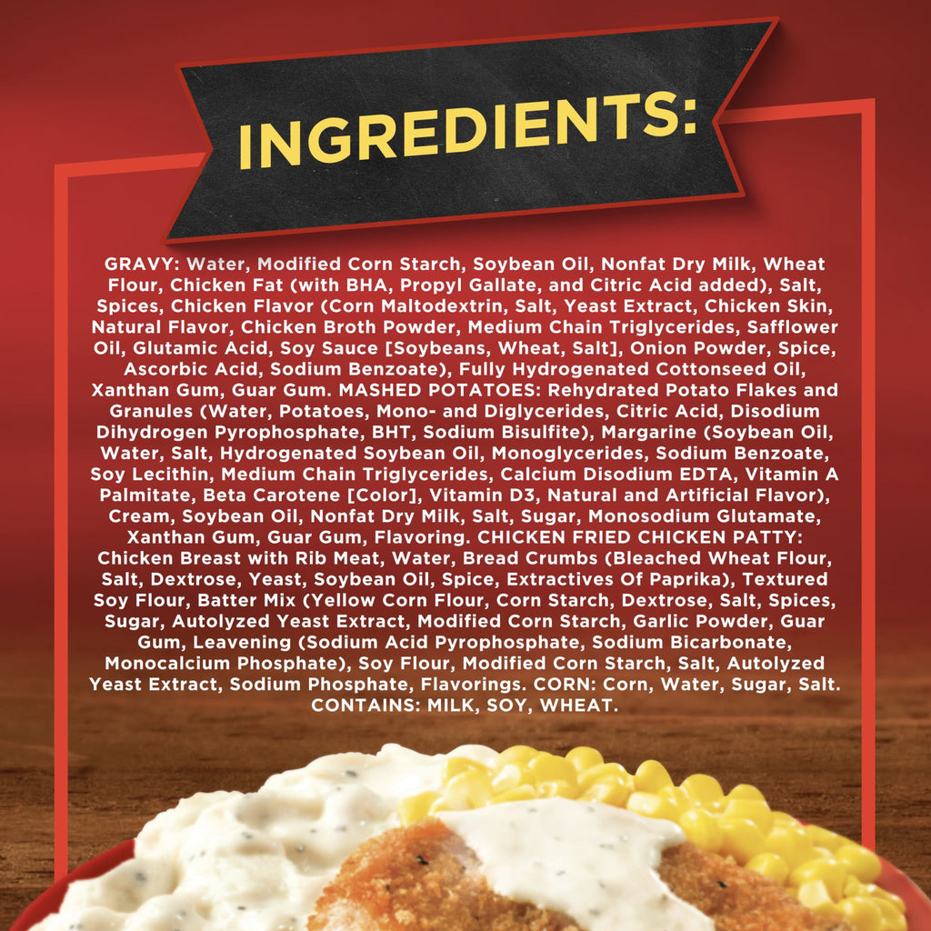 Banquet Chicken Fried Chicken Frozen Meal 10.1 Oz