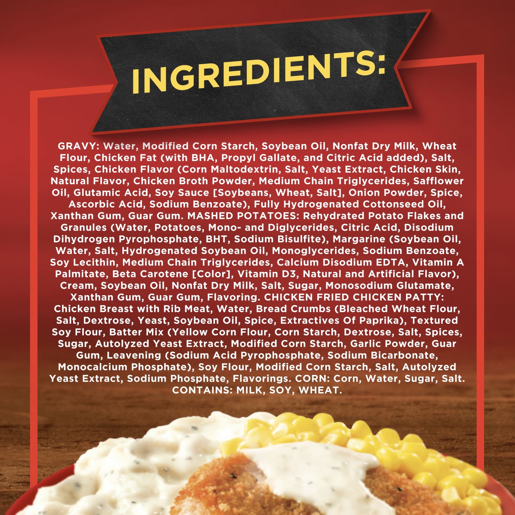 Banquet Chicken Fried Chicken Frozen Meal 10.1 Oz