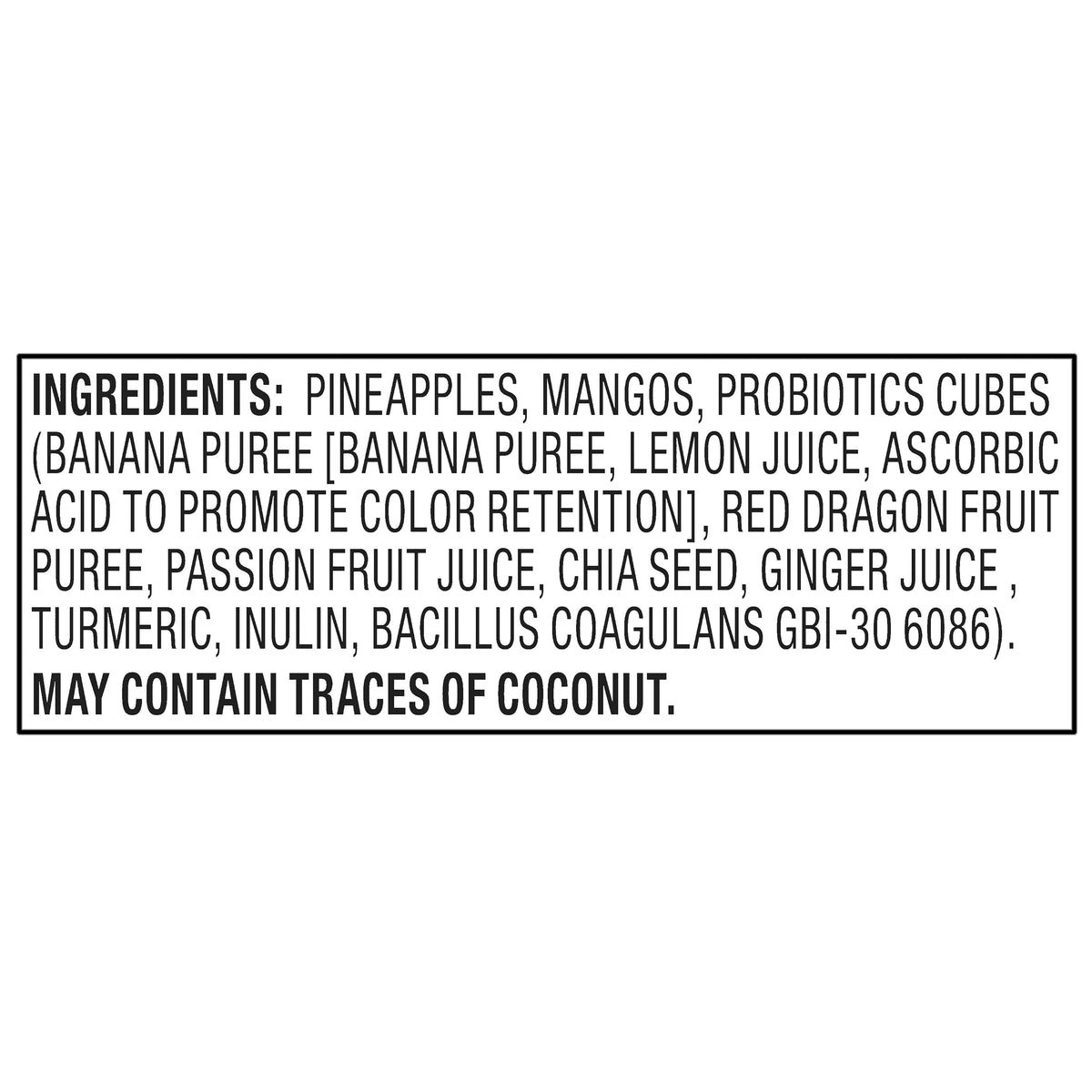 Bettergoods Pineapple Mango + Probiotics Smoothie Mix 8 oz