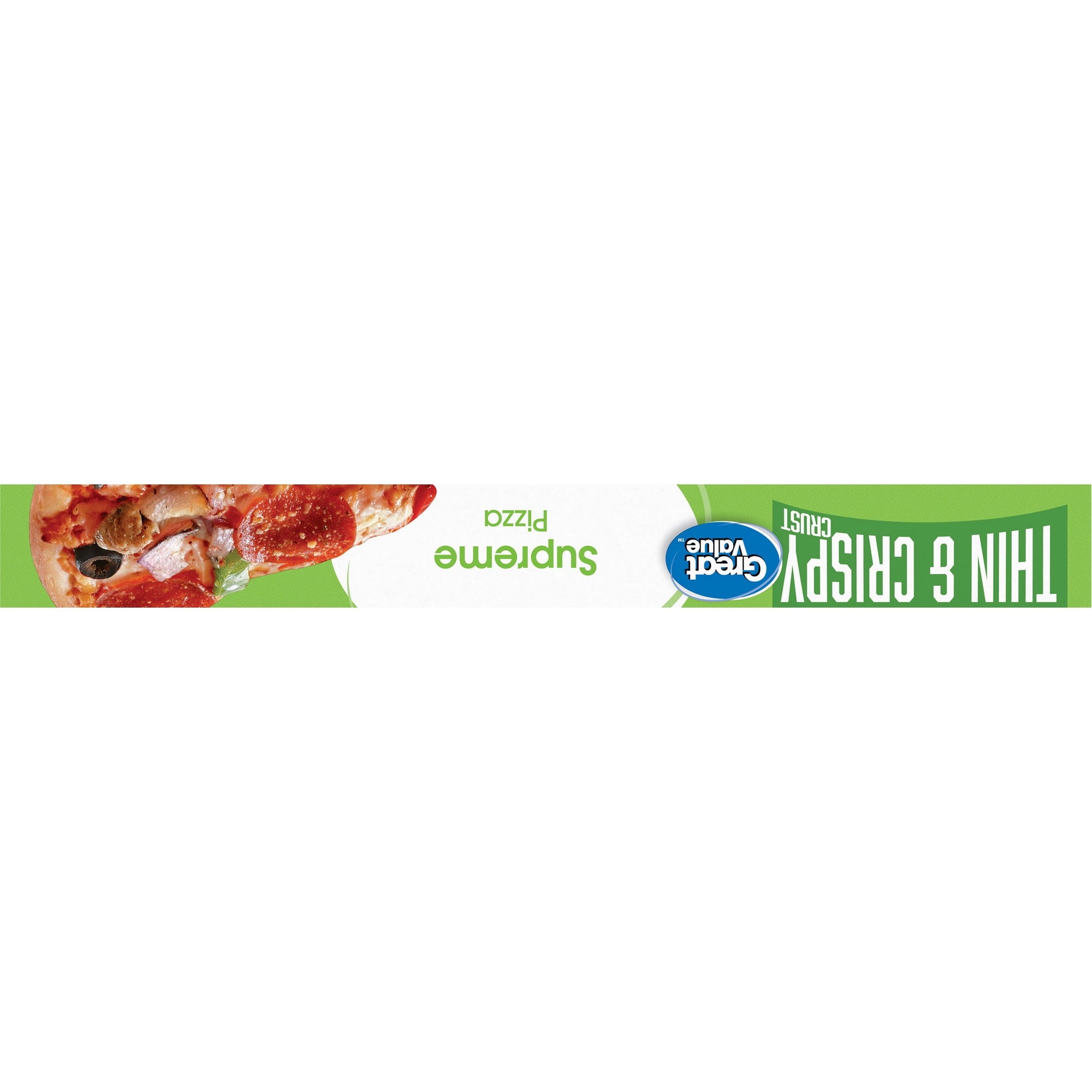 Great Value Thin Crust Supreme Frozen Pizza 18.25 Oz
